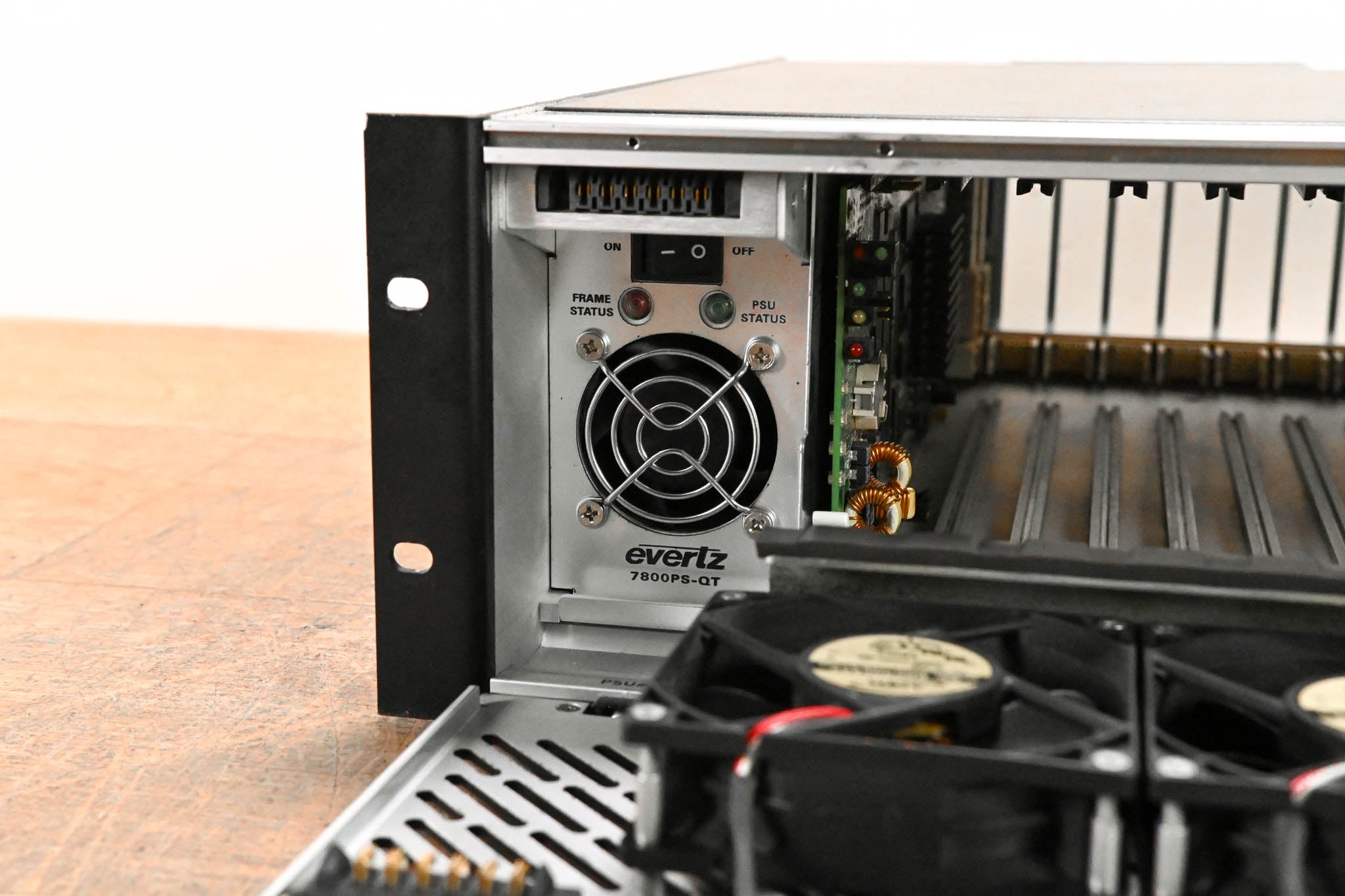 Evertz 7800FR-QT 3U Rack-Mountable Quiet Multiframe