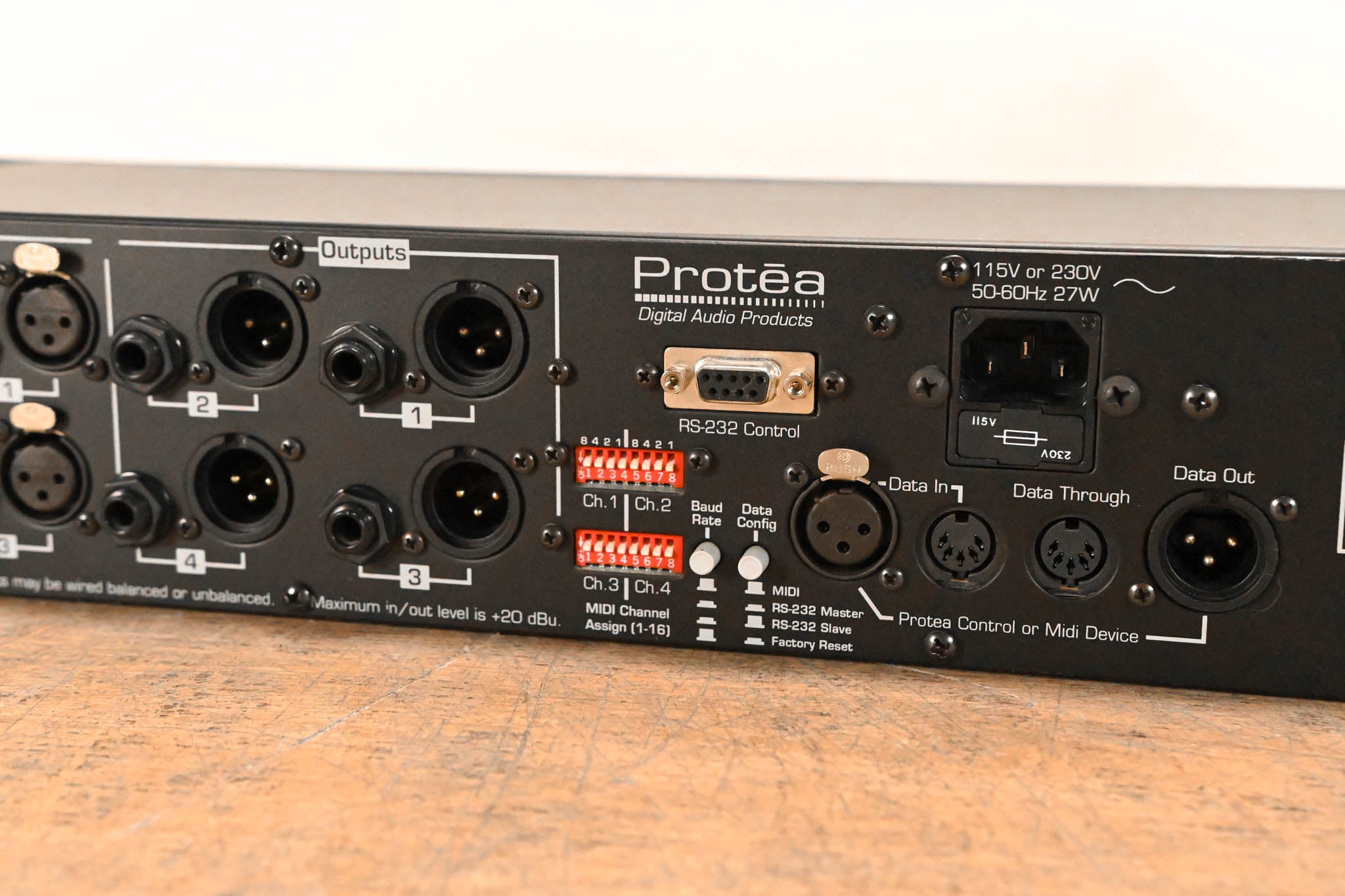 Ashly Protea 4.24GS Four-Channel Digital Graphic Equalizer Slave