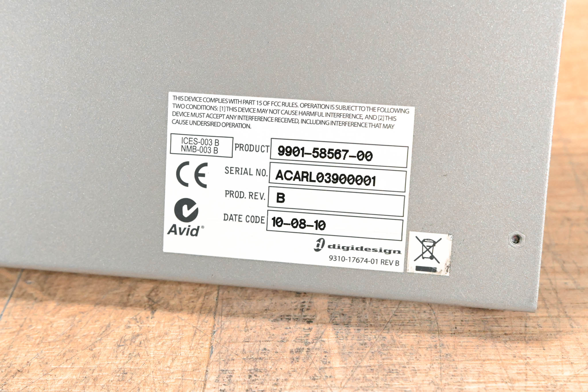 AVID XO16 Analog/Digital Output Card for VENUE Mix Rack and