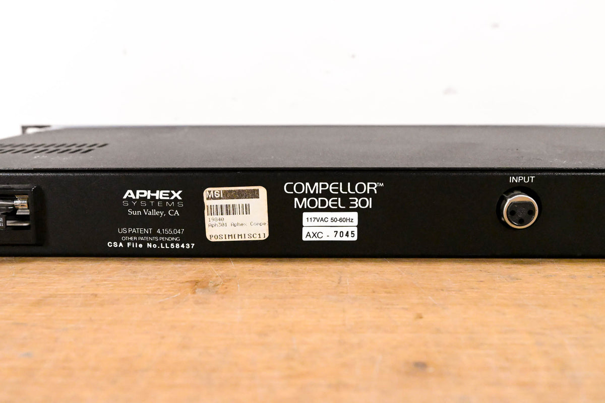 Aphex Compellor 301 Single-Channel Compressor