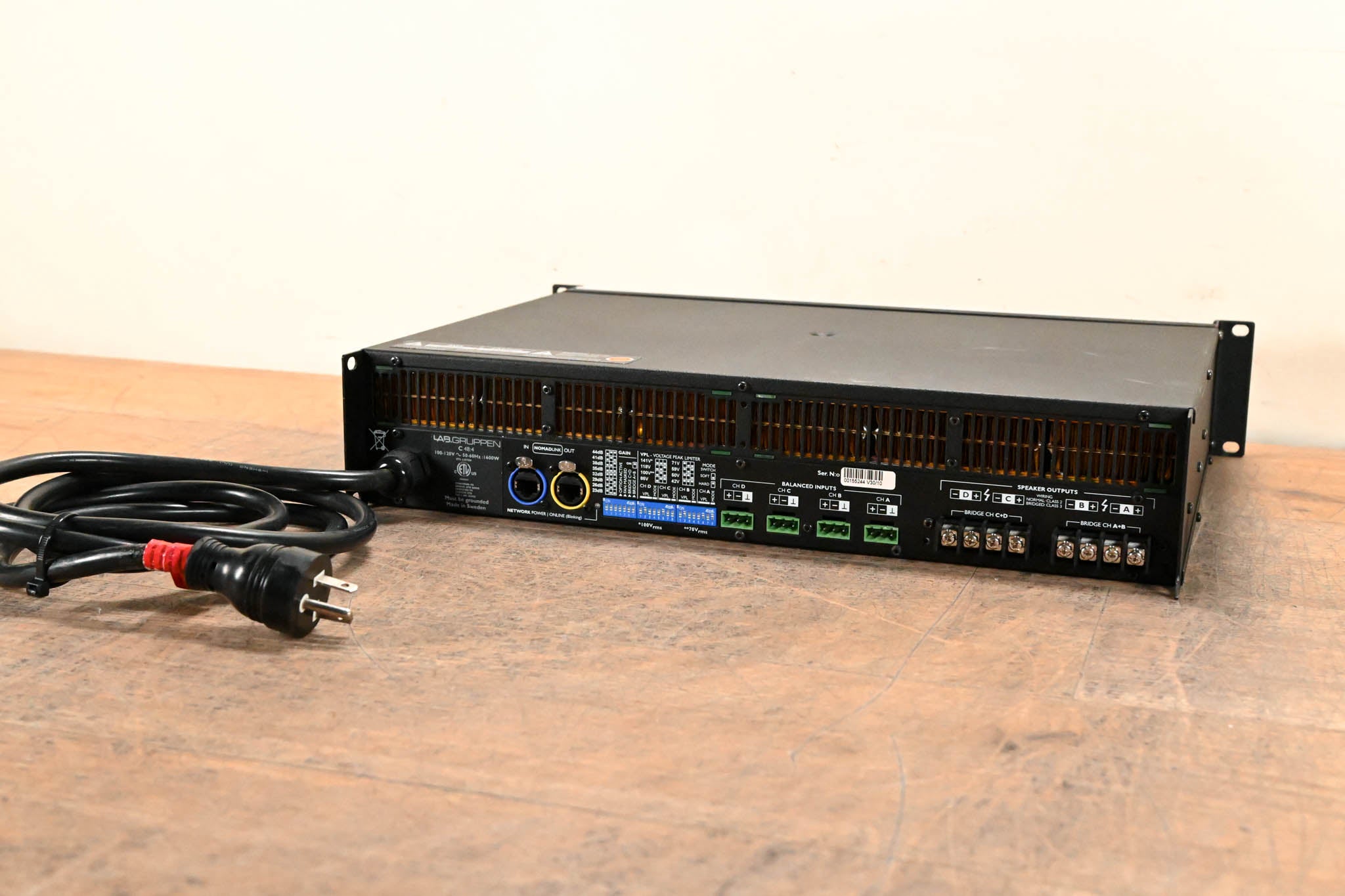 Lab Gruppen C 48:4 4800W 4-Channel Power Amplifier