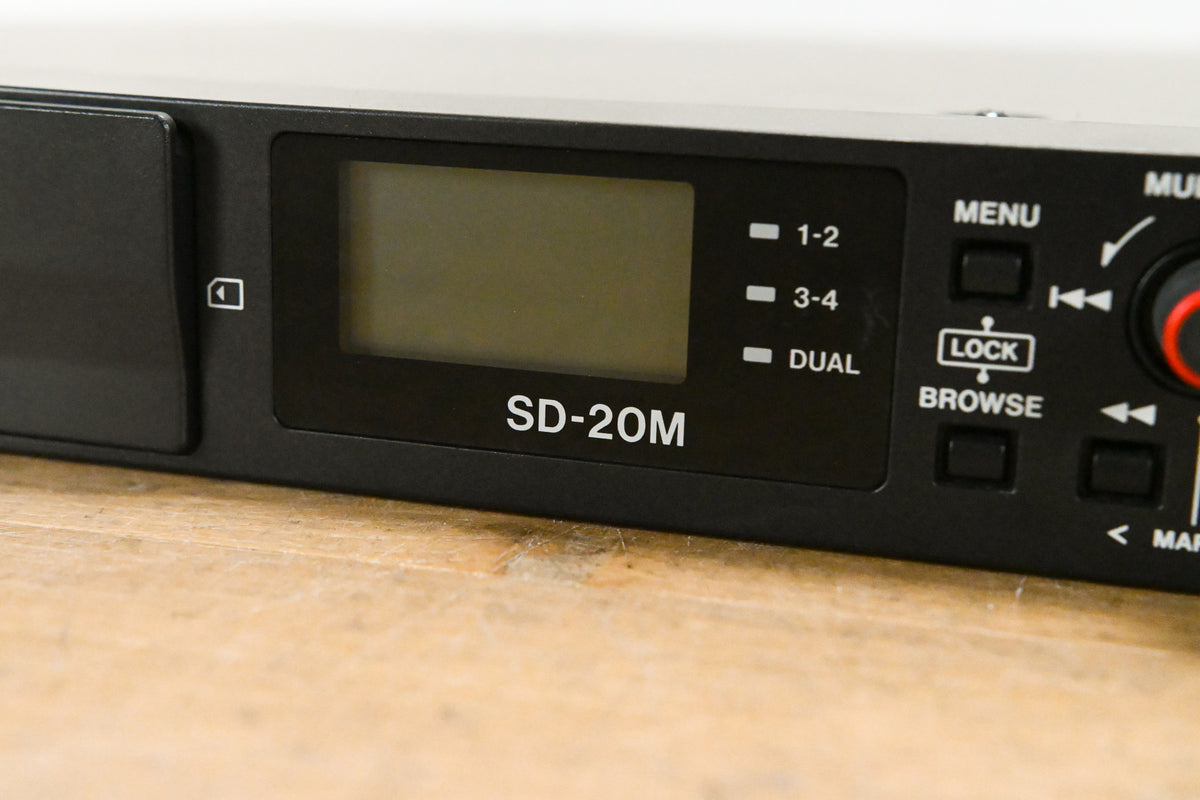 TASCAM SD-20M 4-Track Solid-State Recorder (NO POWER SUPPLY)