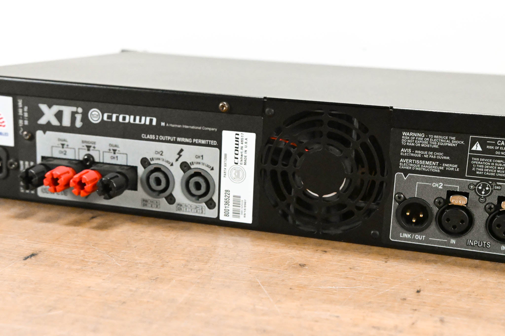 Crown XTi 2000 2-Channel Power Amplifier with DSP