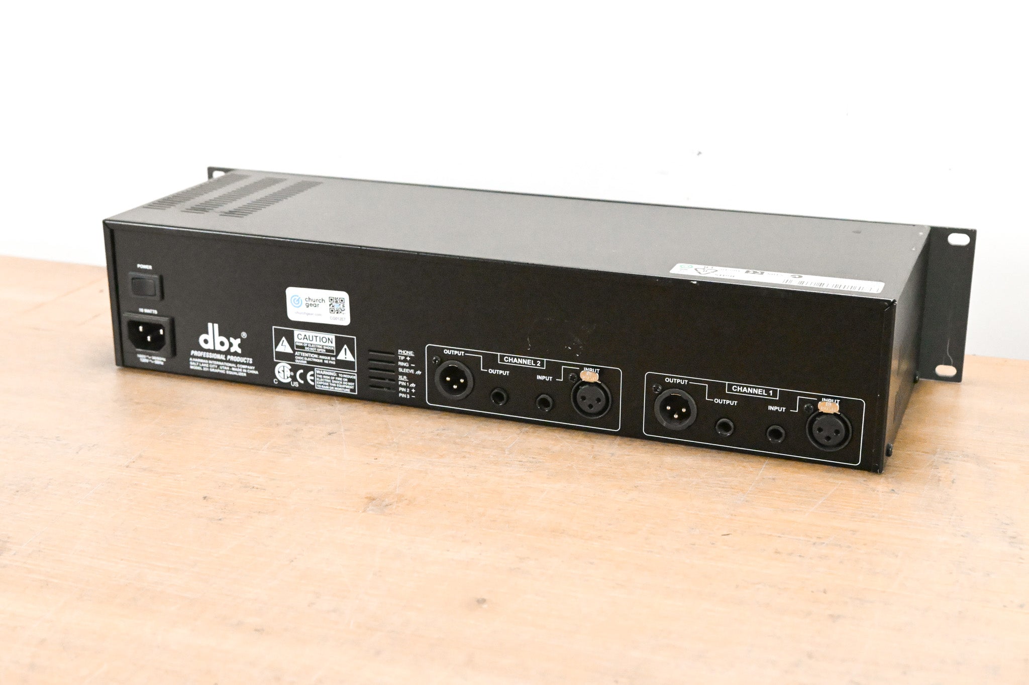 dbx 231 Dual-Channel 31-Band Graphic Equalizer