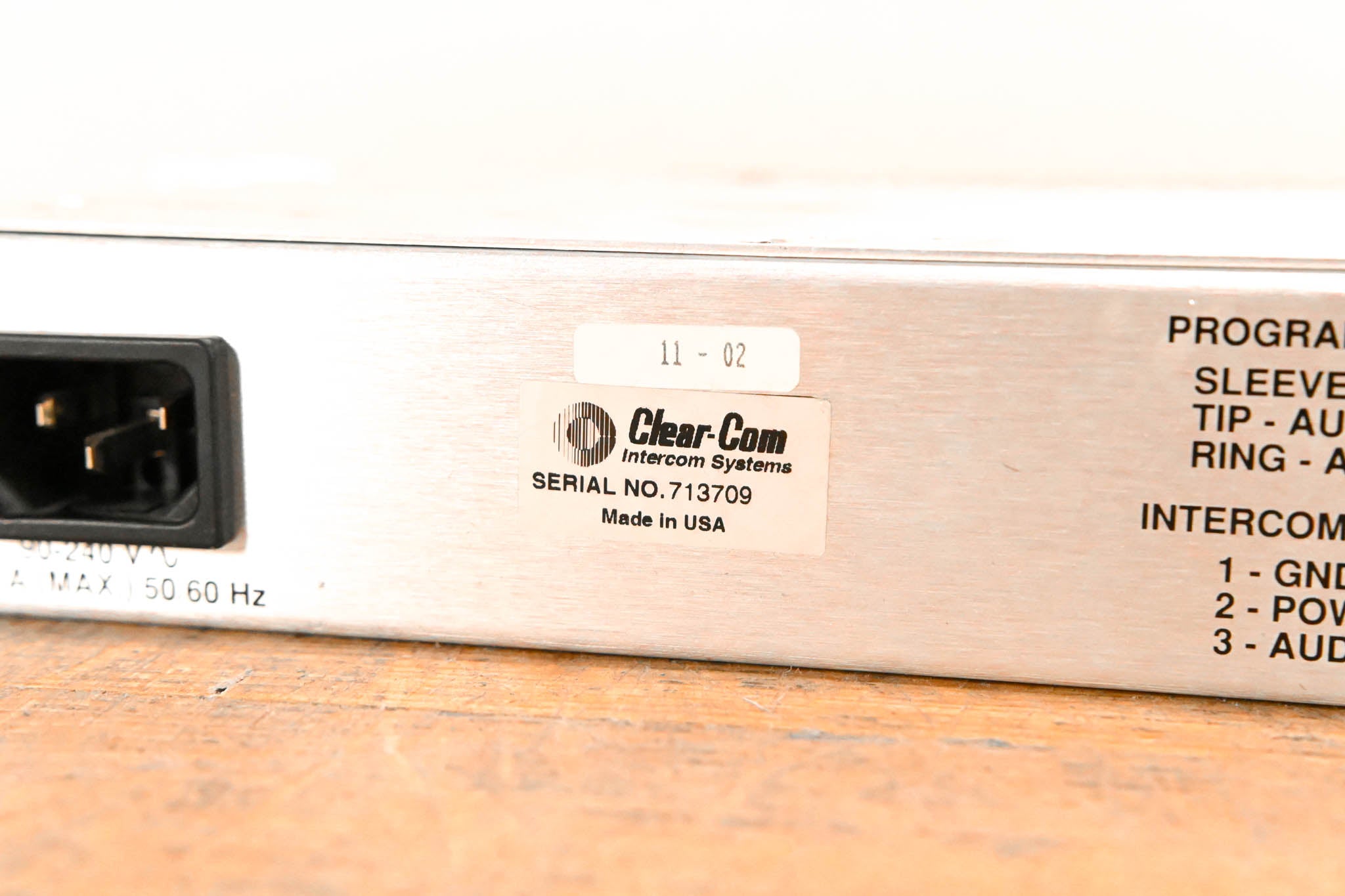 Clear-Com PS-232 Two-Channel Intercom Power Supply