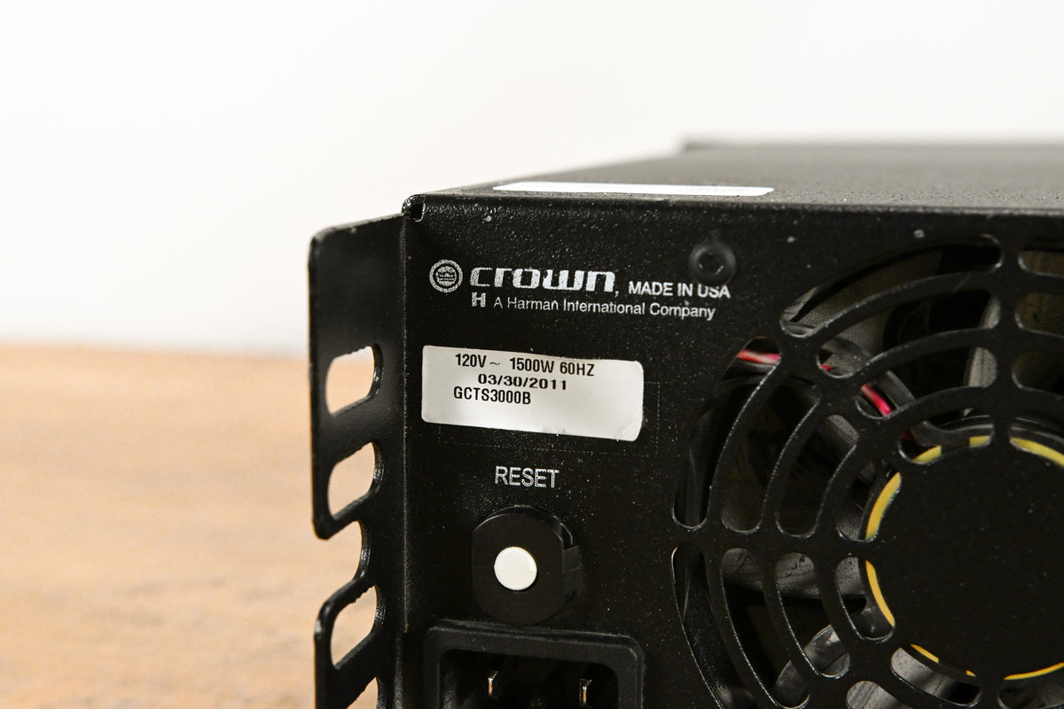 Crown CTs 3000 Two-Channel 1500W Power Amplifier