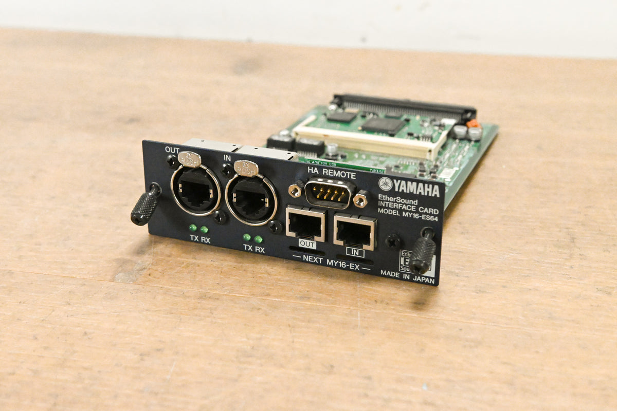 Yamaha MY16-ES64 16-Channel EtherSound Network I/O Card