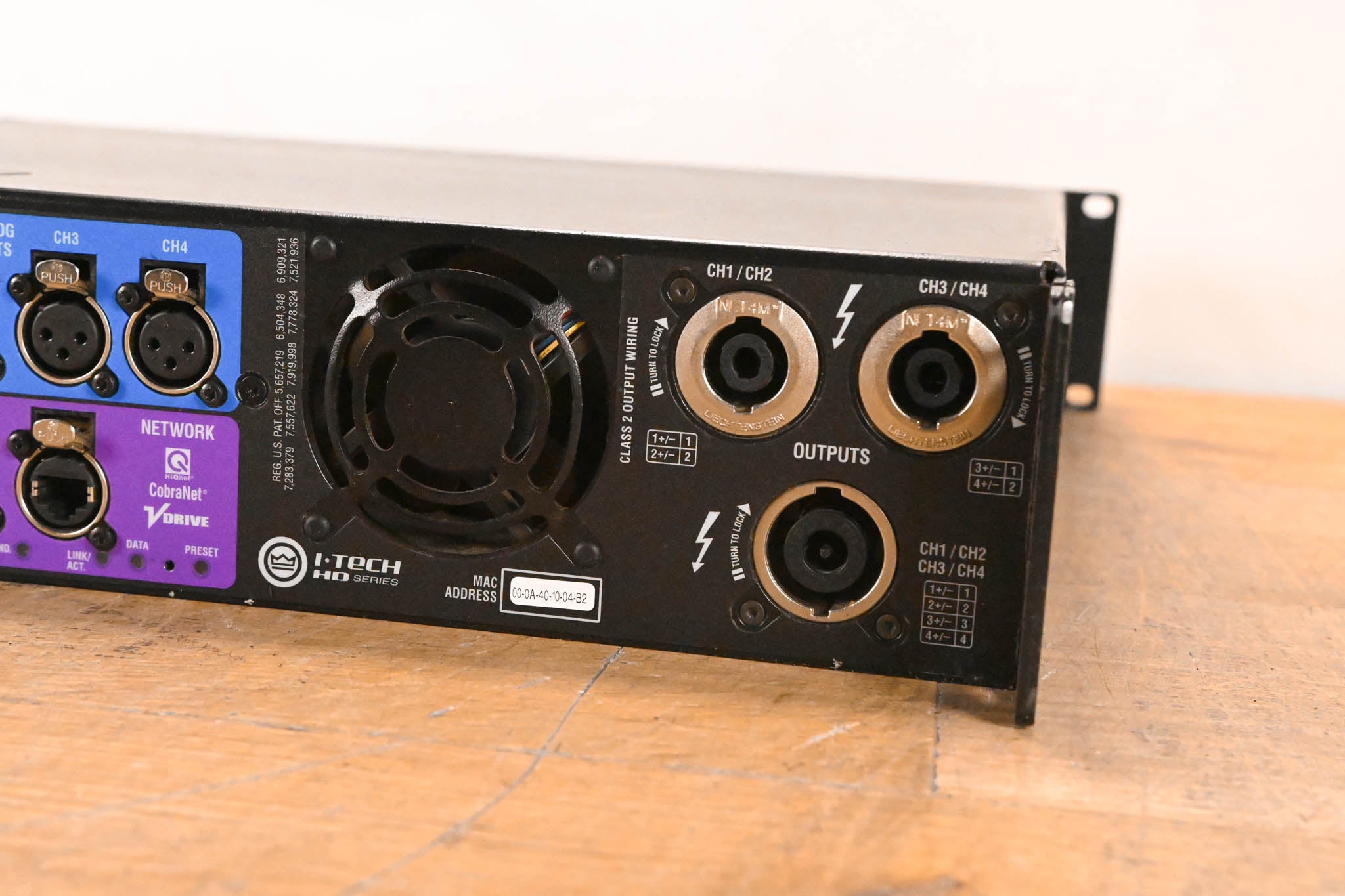 Crown I-Tech 4x3500 Four-Channel Power Amplifier