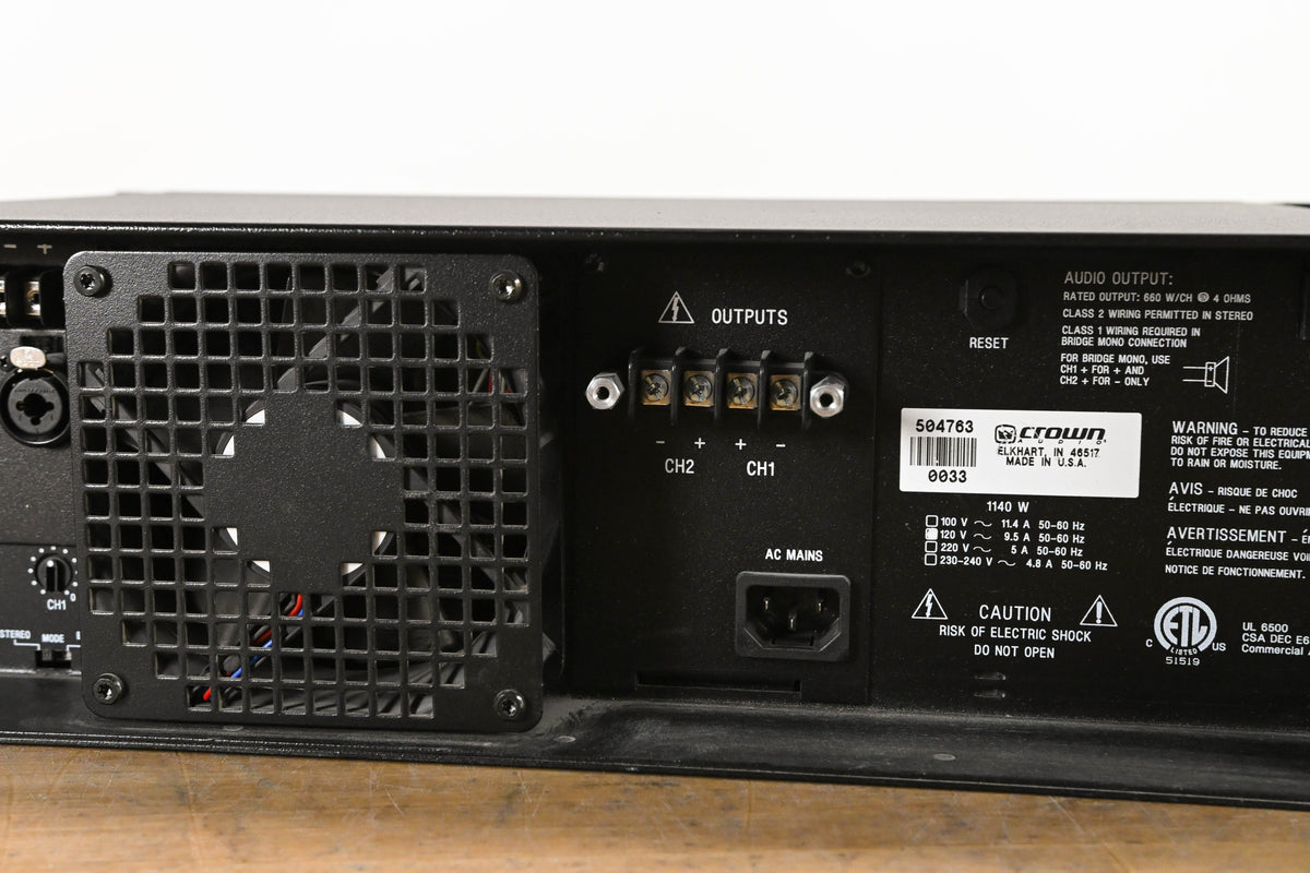 Crown CL2 Contractor Series 2-Channel Power Amplifier