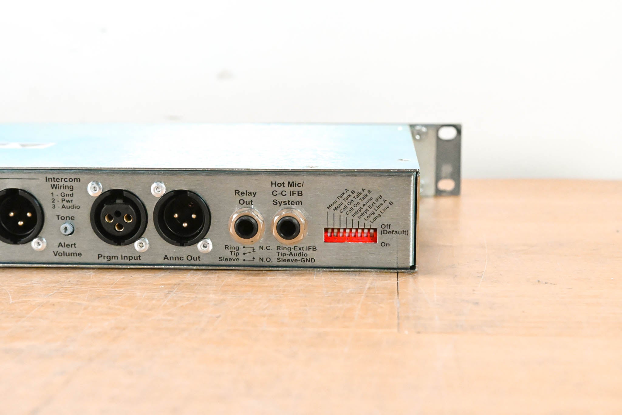Clear-Com MS-702 2-Channel 1RU Intercom Main Station
