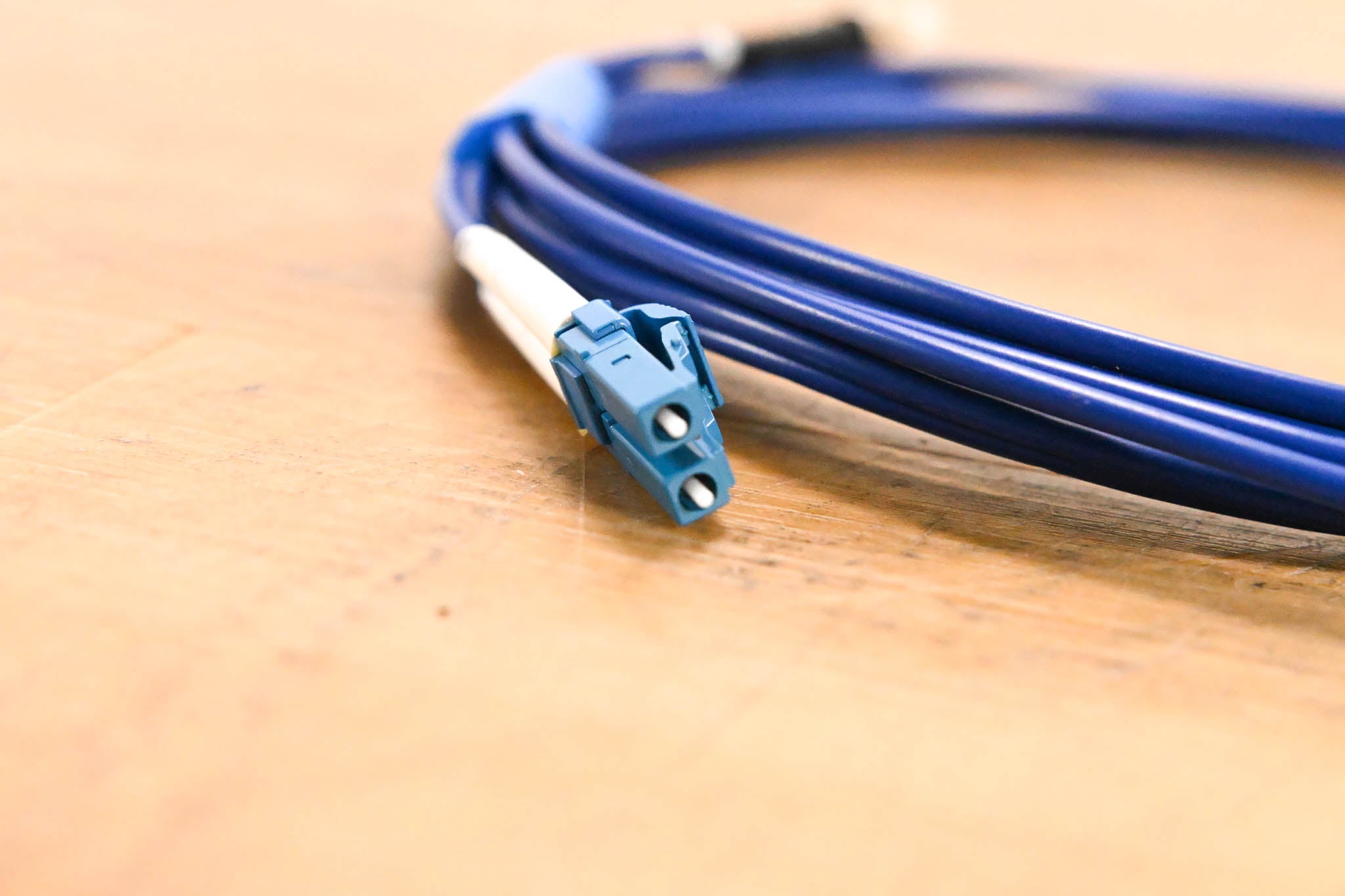 Unbranded LC-ST Duplex Fiber Optic Cable - 10'