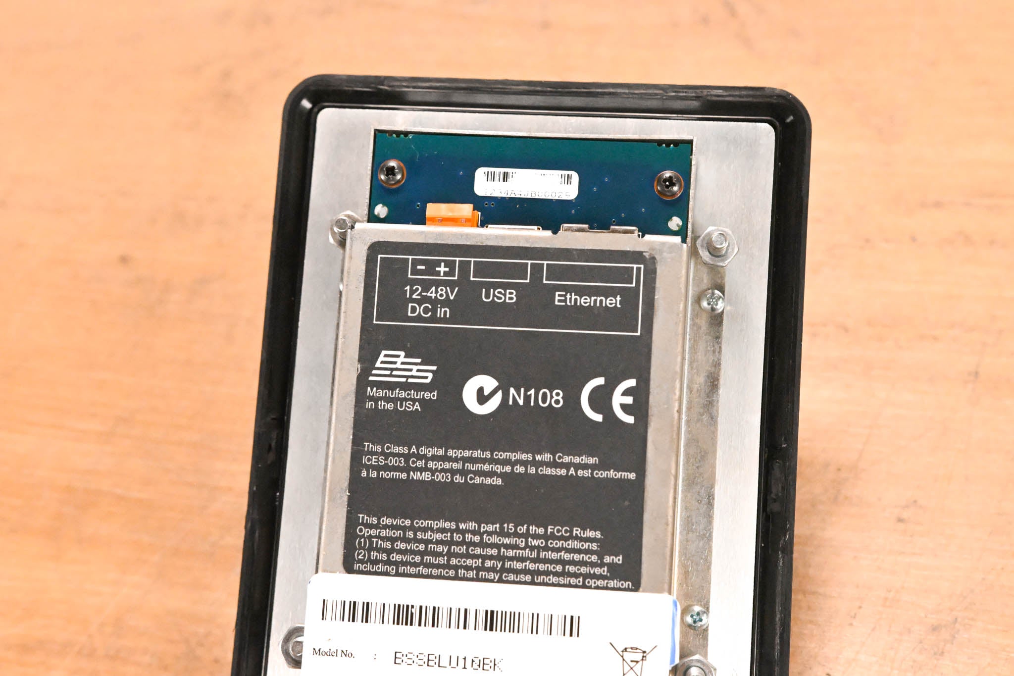 BSS BLU-10-BLK Touchscreen Programmable Controller (NO POWER SUPPLY)
