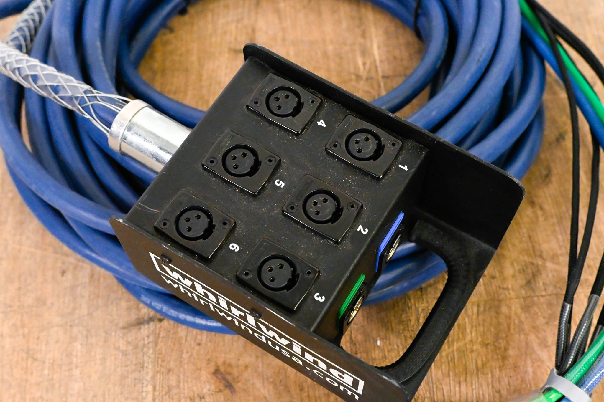 Whirlwind MD-6-2-C6-050 6x XLR-Channel Snake w/ 2x CAT6 Channels - 50ft