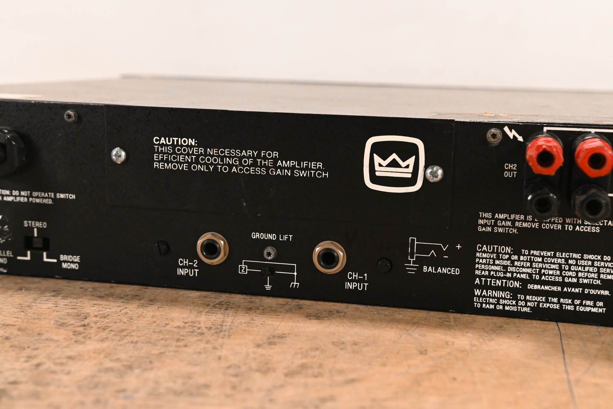 Crown 460 CSL 2-Channel Power Amplifier