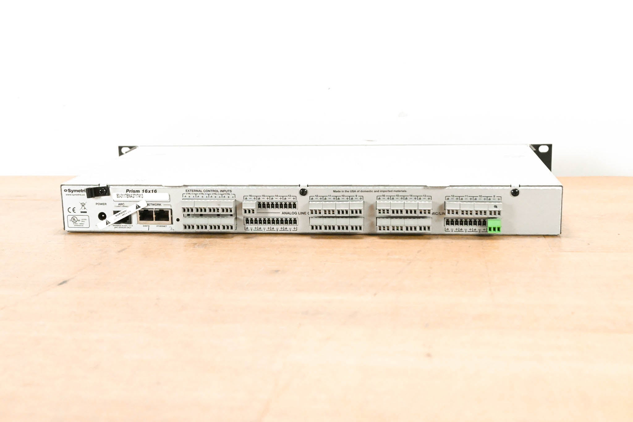 Symetrix Prism 16x16 Digital Signal Processor with Dante NO POWER SUPPLY