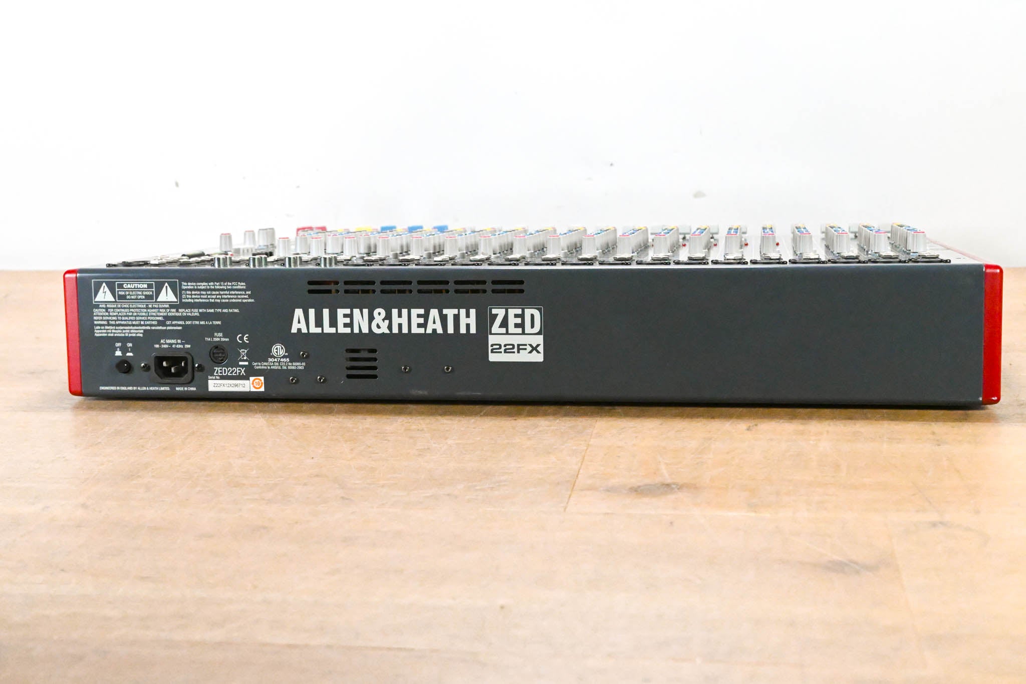 Allen & Heath ZED-22FX 22-Channel Mixer with USB and Effects
