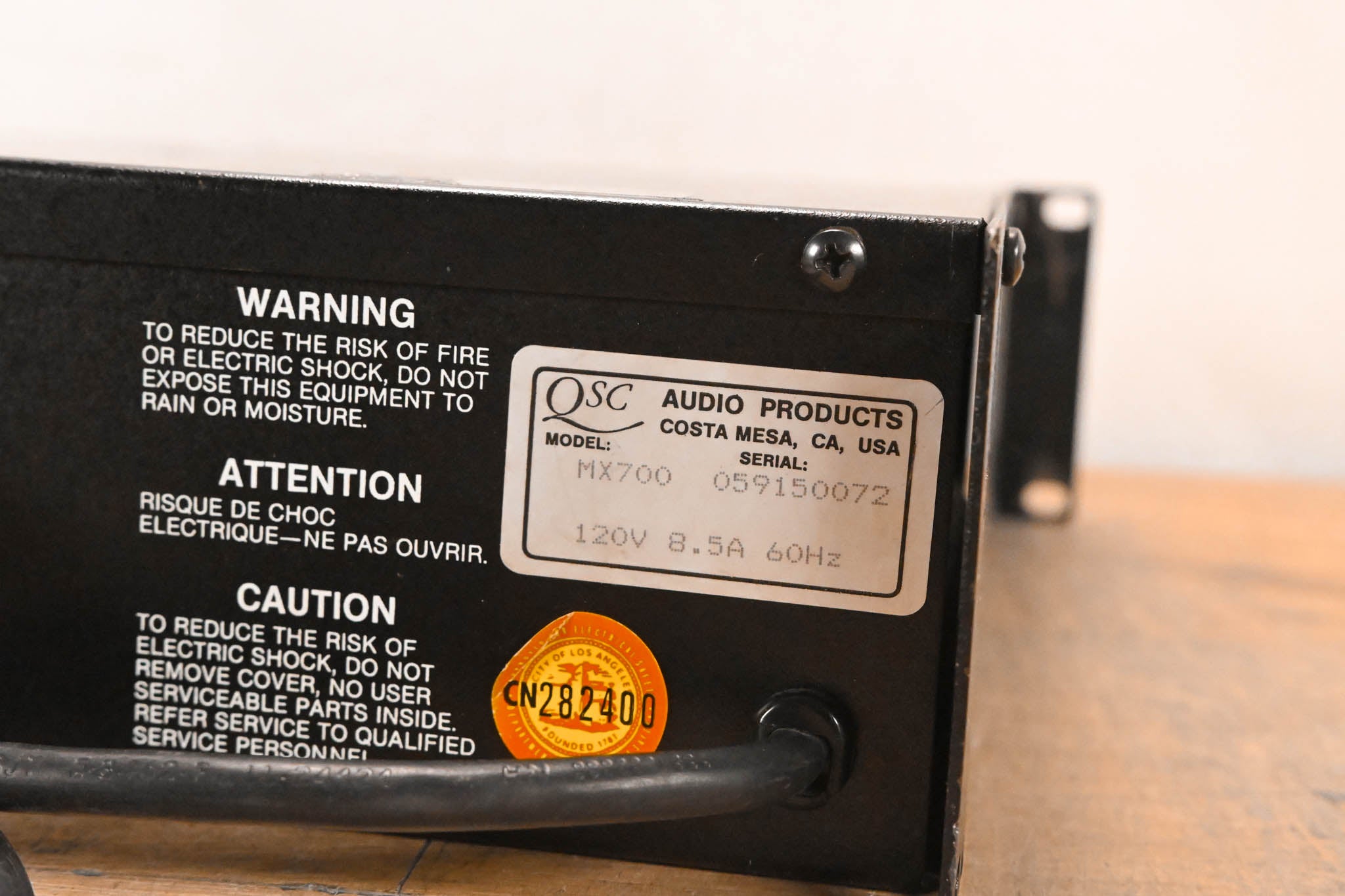 QSC MX 700 2-Channel Power Amplifier