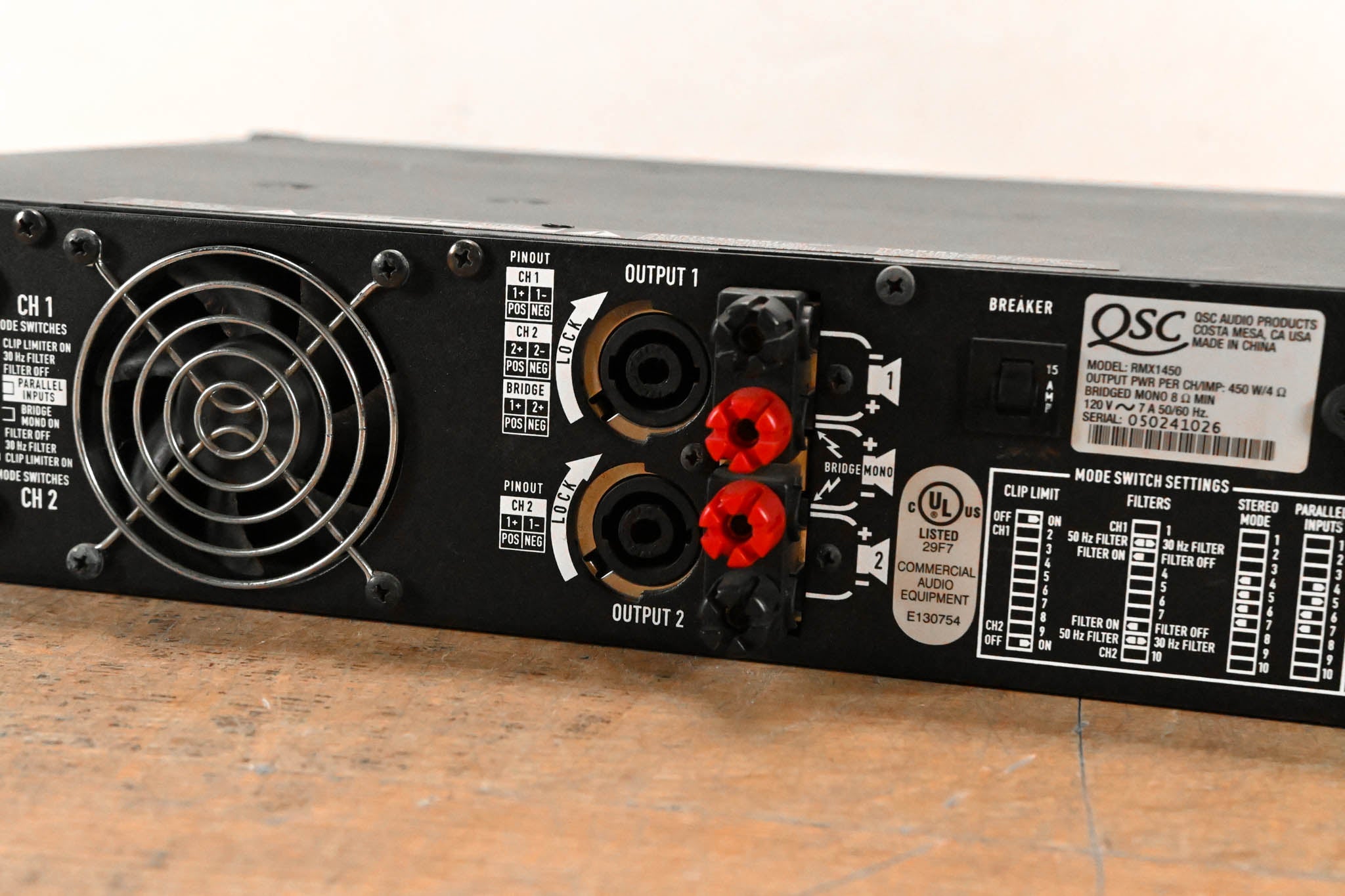 QSC RMX1450 2-Channel Power Amplifier