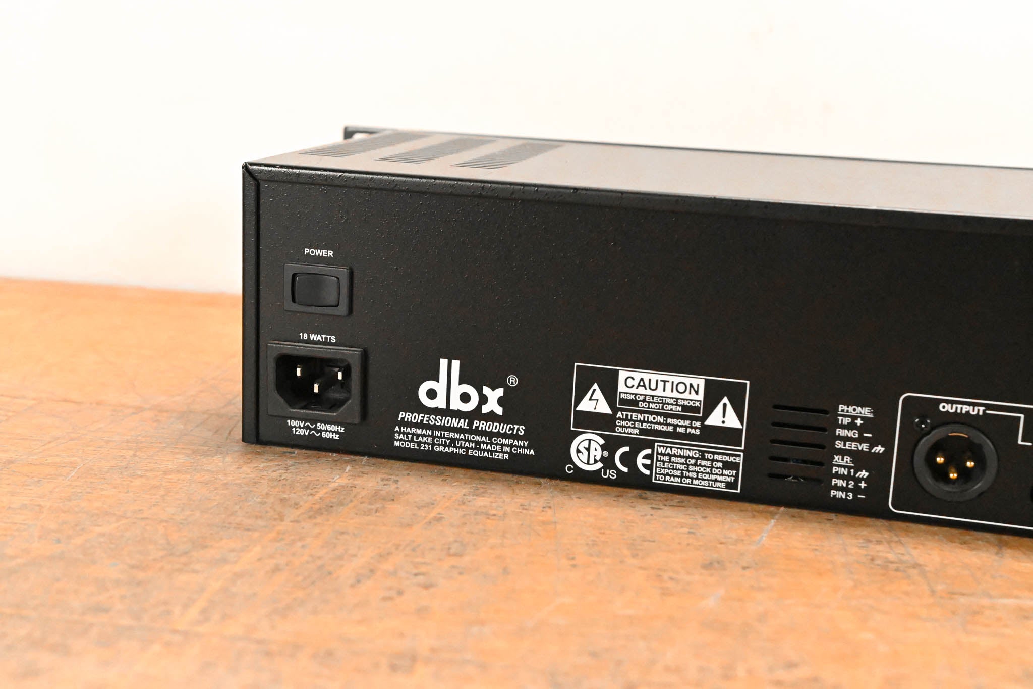 dbx 231 Dual-Channel 31-Band Graphic Equalizer