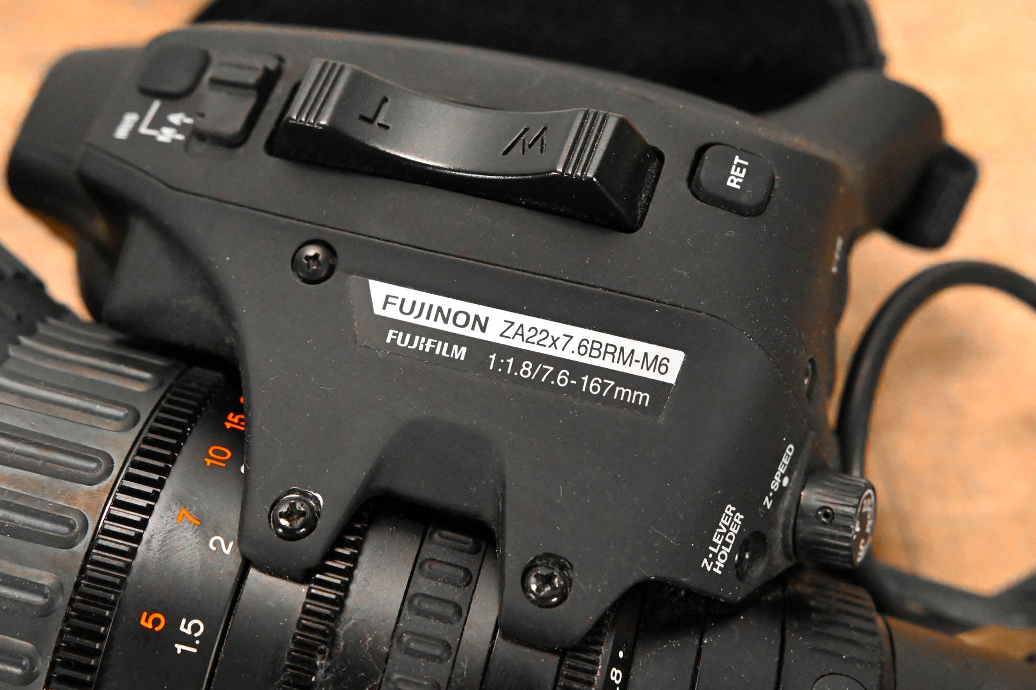 Fujinon ZA22x7.6BRM-M6 TV Zoom Lens - 1:1.8/7.6-167mm