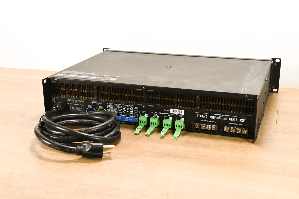 Lab Gruppen C 16:4 1600W Four-Channel Power Amplifier