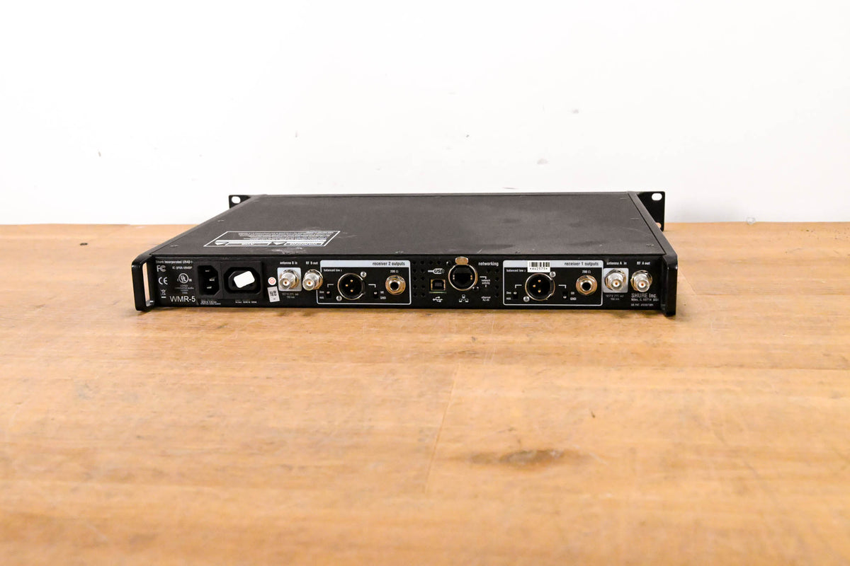 Shure UR4D+ Dual-Channel Wireless Receiver - G1 Band: 470-530 MHz