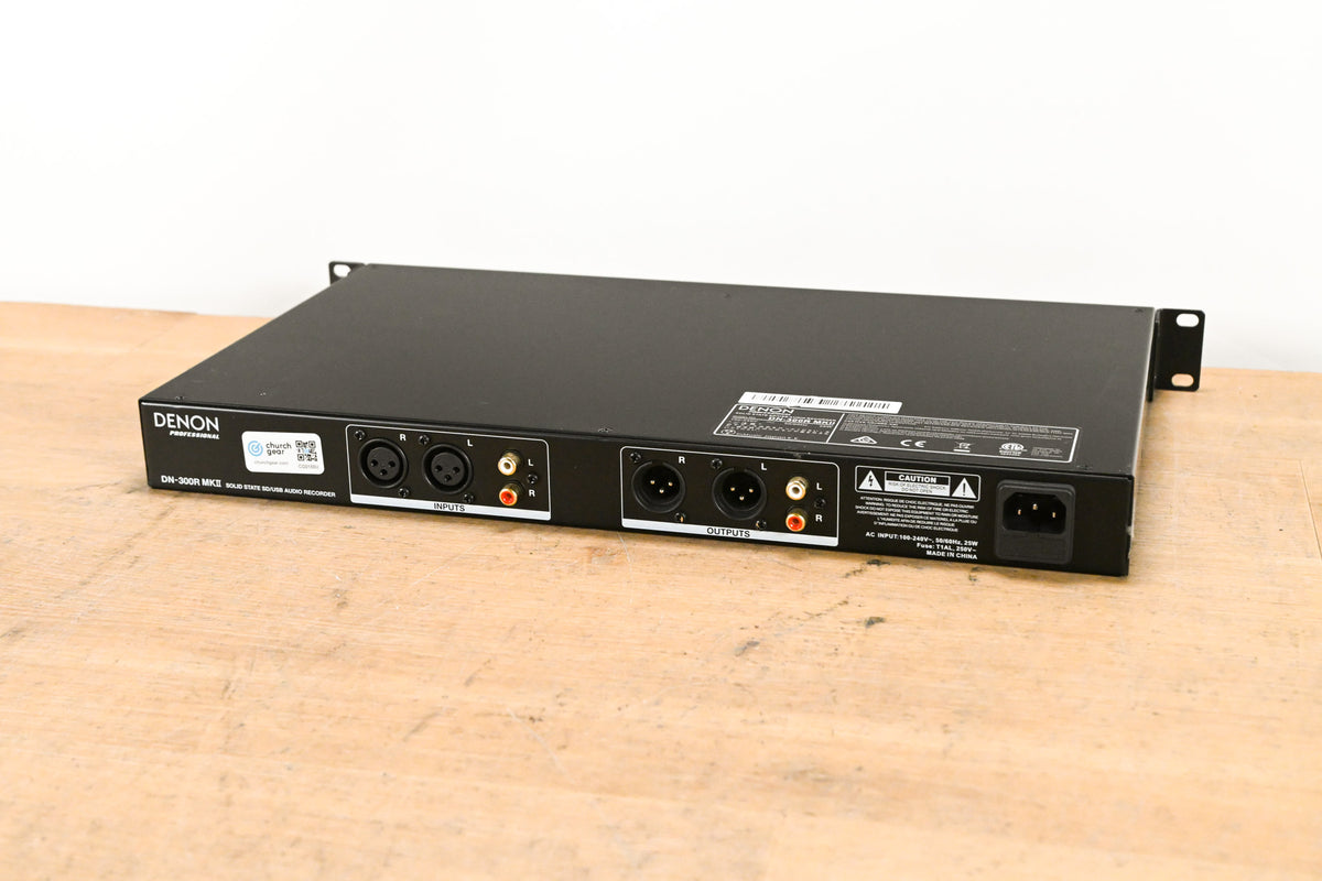 Denon DN-300RMKII Solid-State SD/USB Audio Recorder