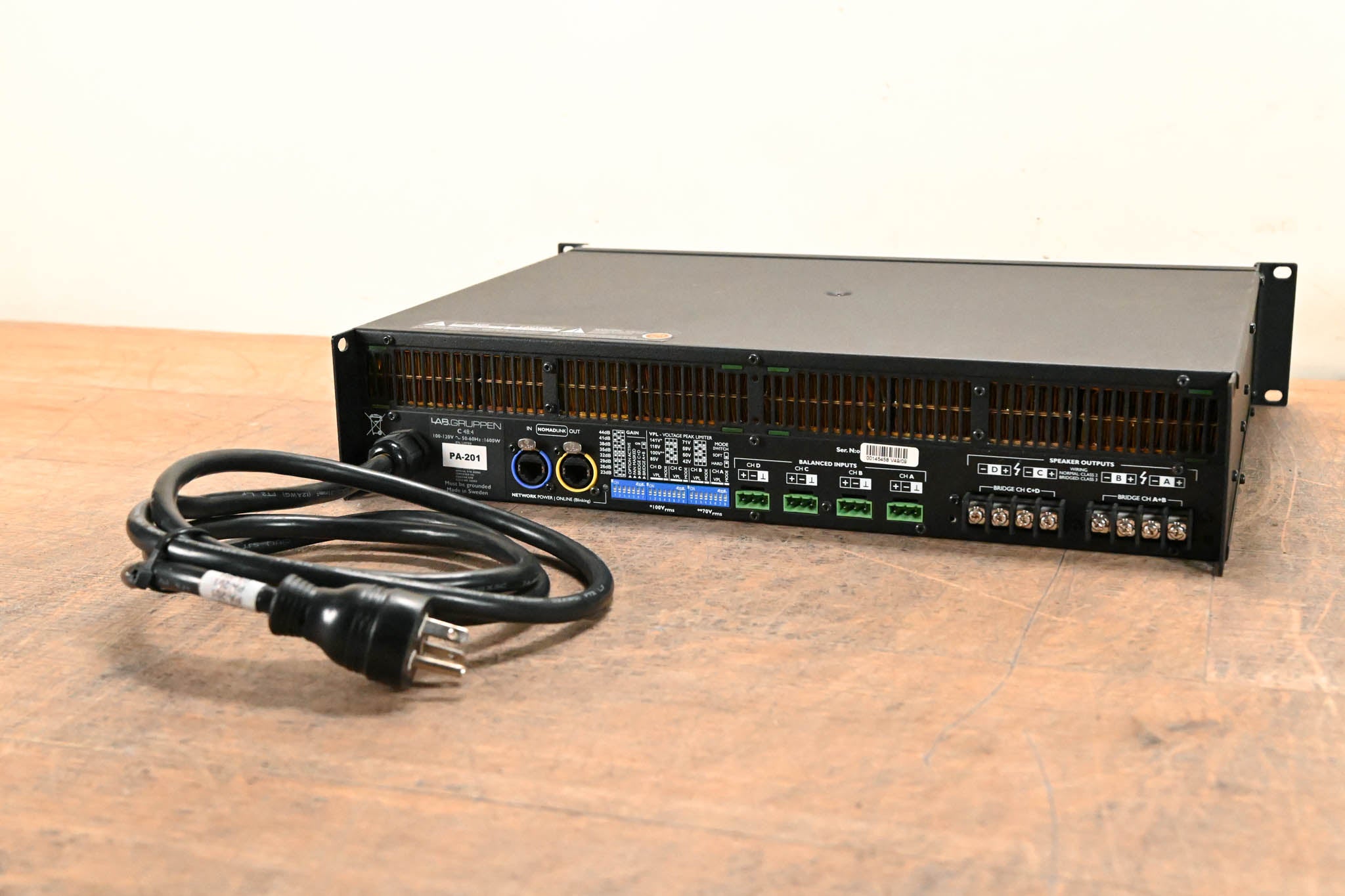 Lab Gruppen C 48:4 4800W 4-Channel Power Amplifier