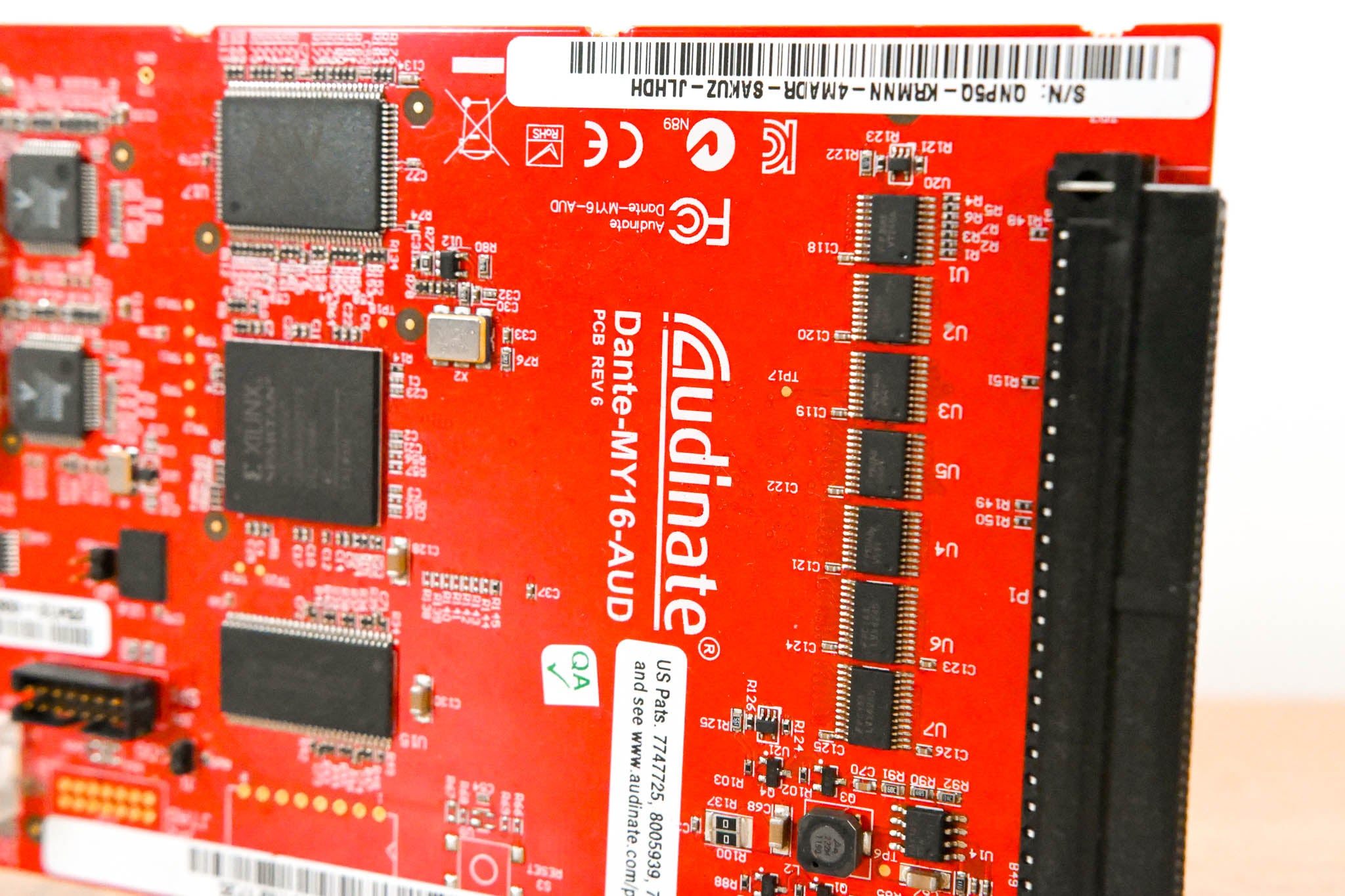 Audinate Dante-MY16-AUD 16-Channel Dante Network I/O Card