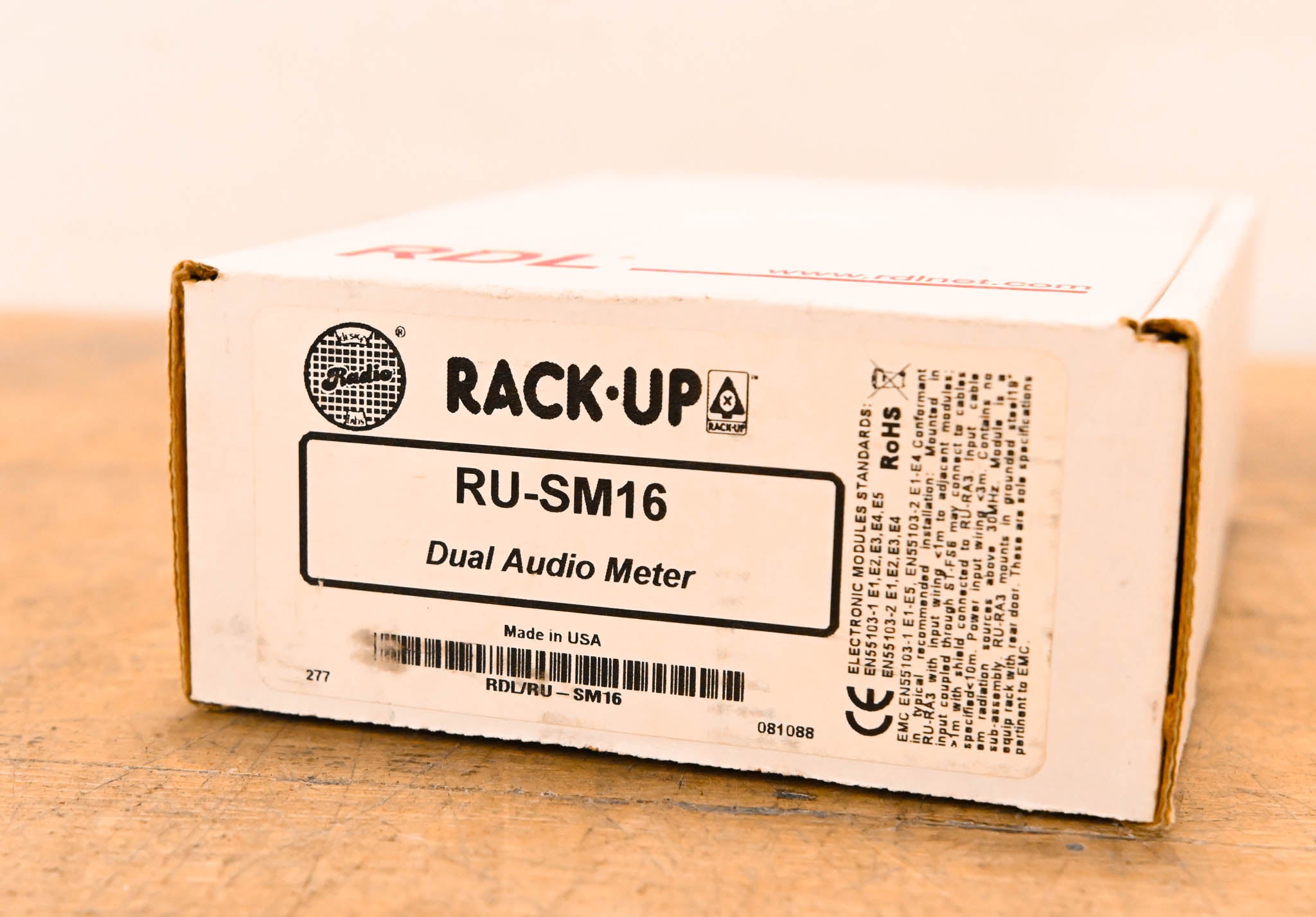 RDL RU-SM16 LED Dual Audio Meter