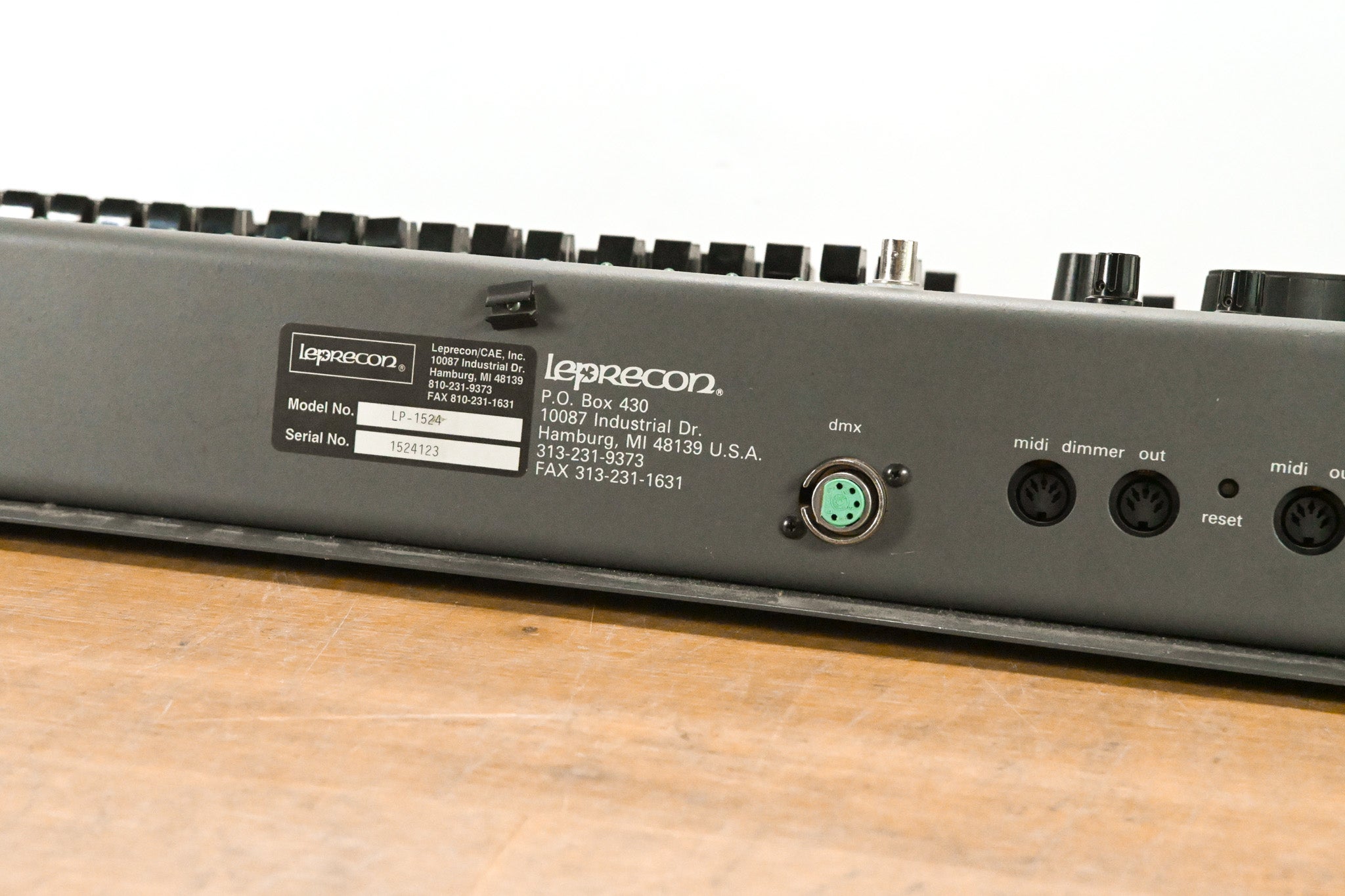 Leprecon LP-1524 24-Channel Lighting Console (NO POWER SUPPLY)