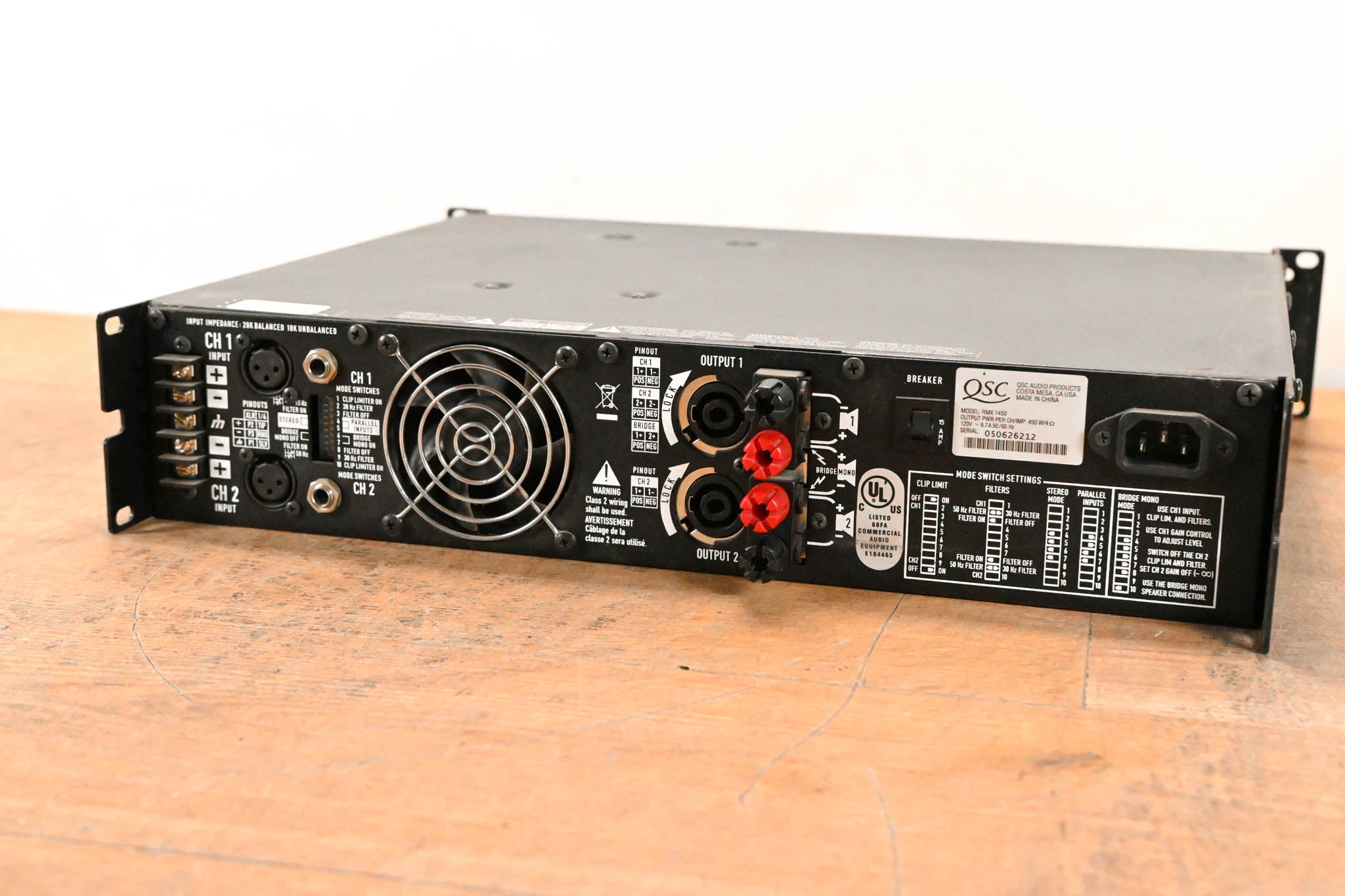 QSC RMX1450 2-Channel Power Amplifier