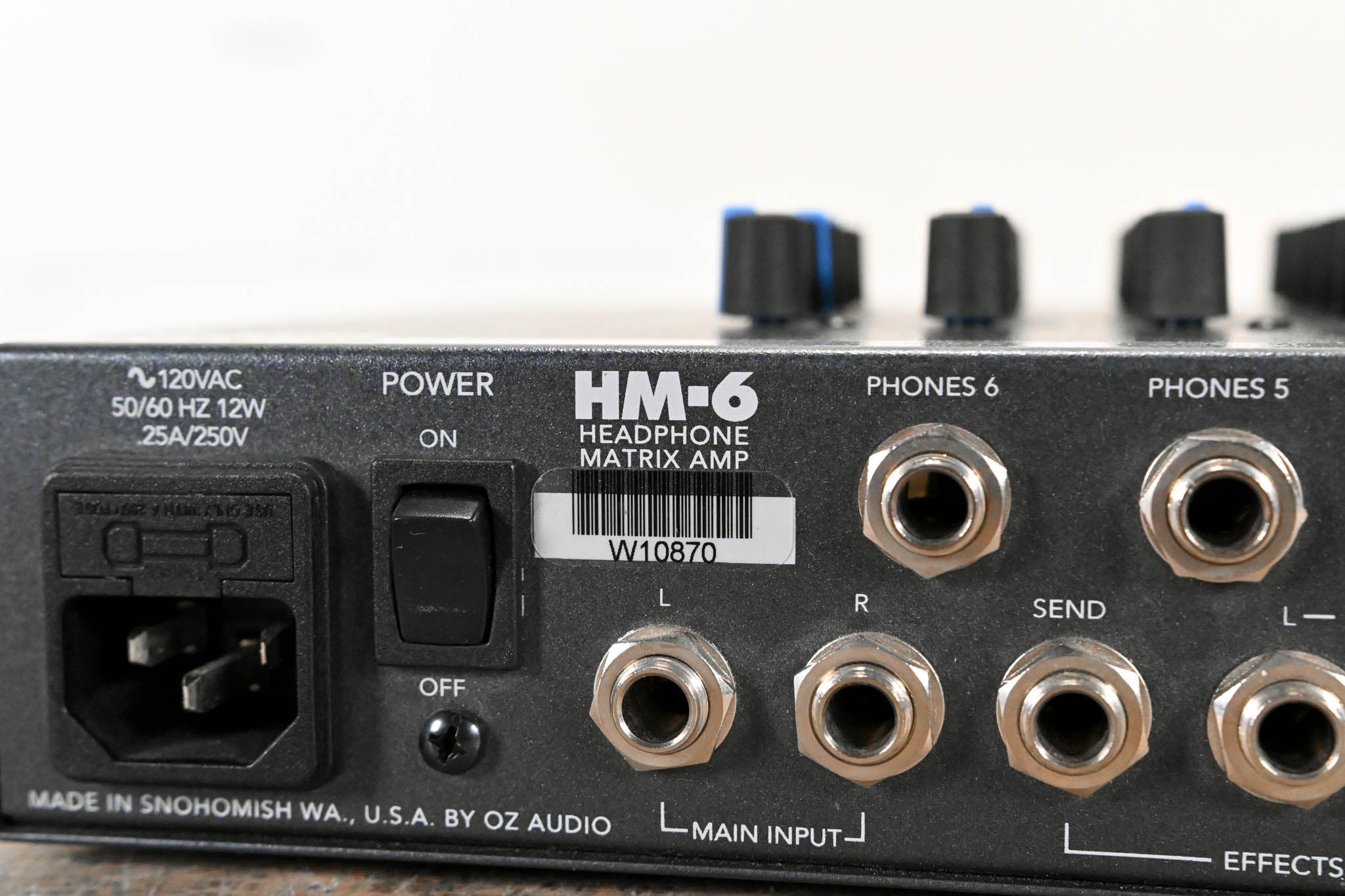 Oz Audio Q-Mix HM-6 6-Channel Headphone Mixer/Amplifier