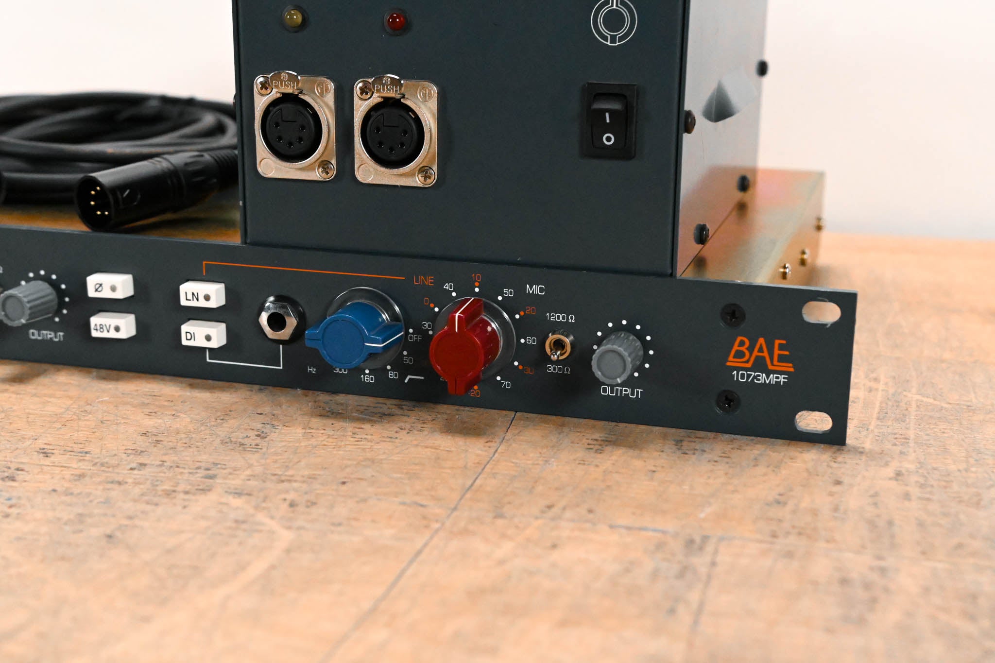 BAE 1073MPF Dual-Channel Microphone Preamp with Power Supply