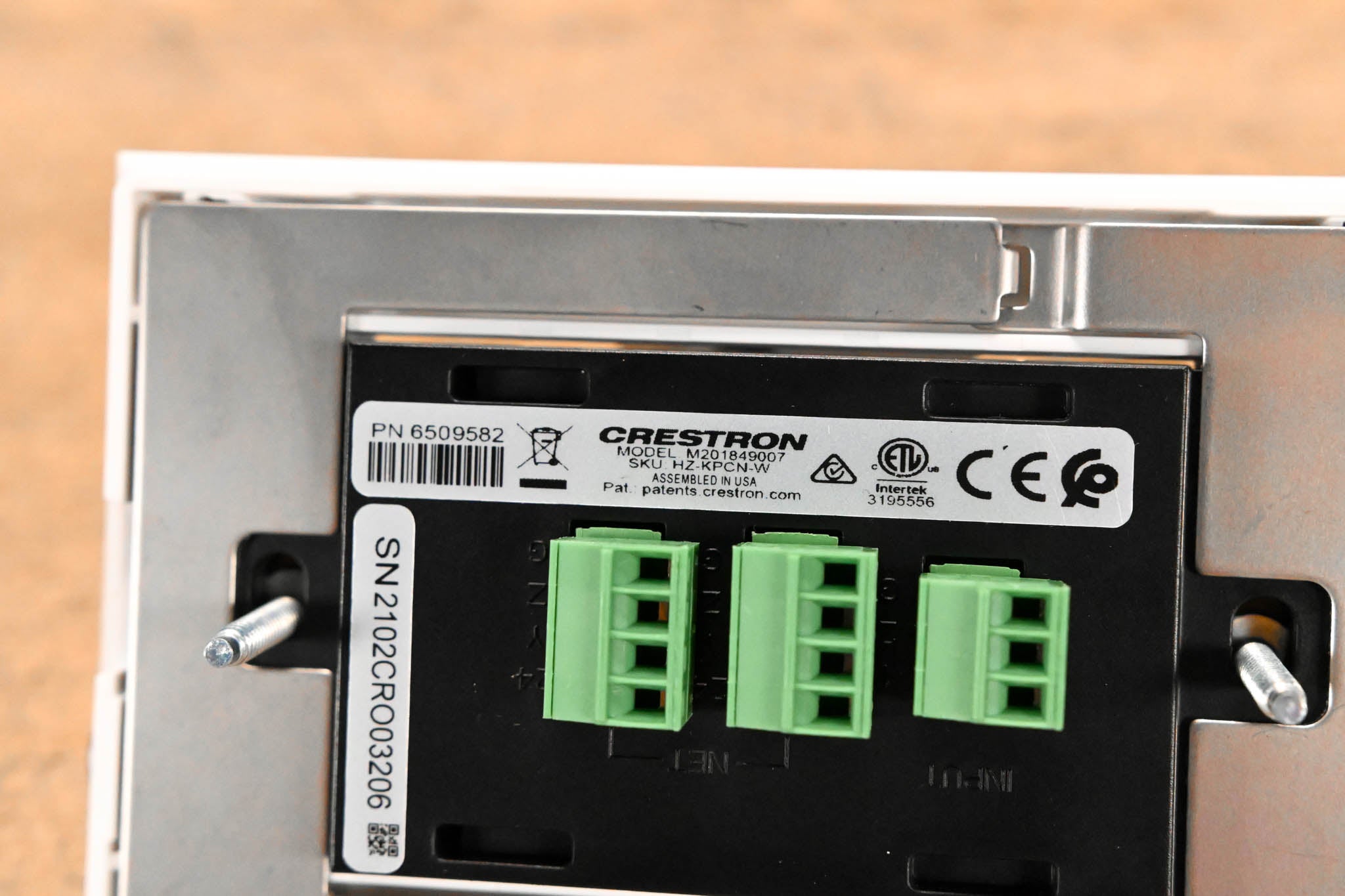 Crestron HZ-KPCN-W Horizon Communications Keypad - White