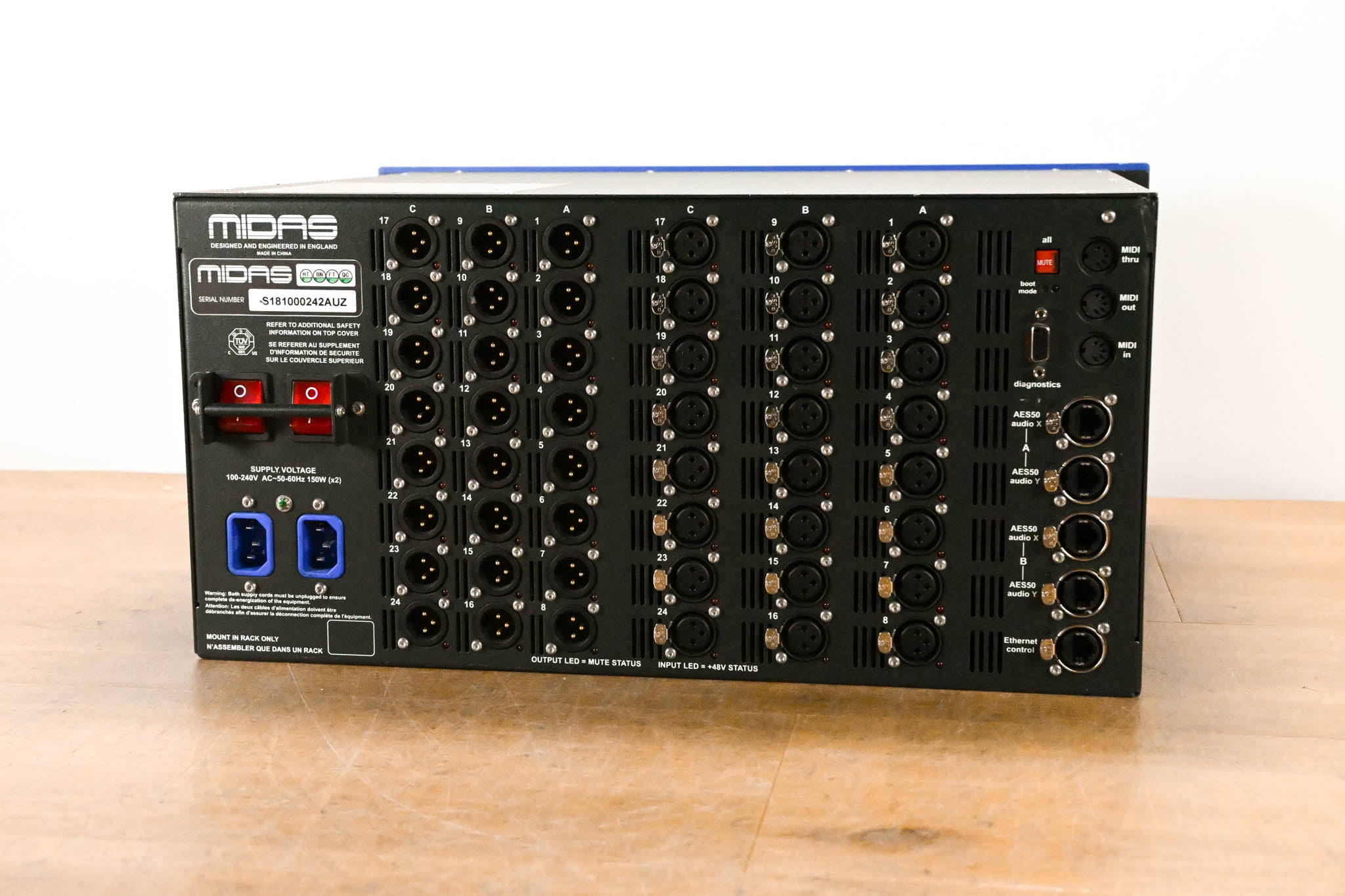 Midas DL231 24x24 Active Microphone Splitter