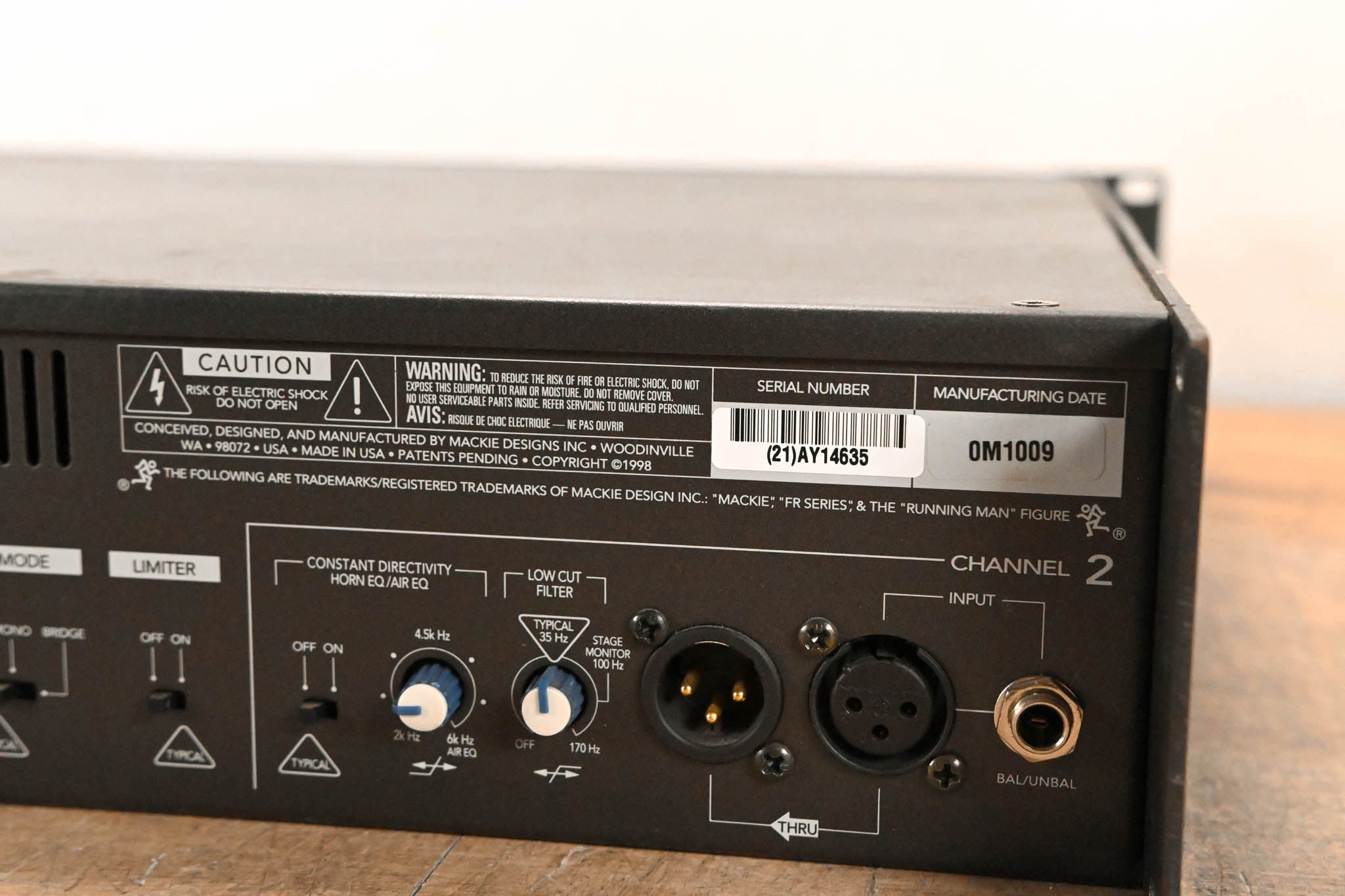 Mackie M800 FR Series 2-Channel Power Amplifier