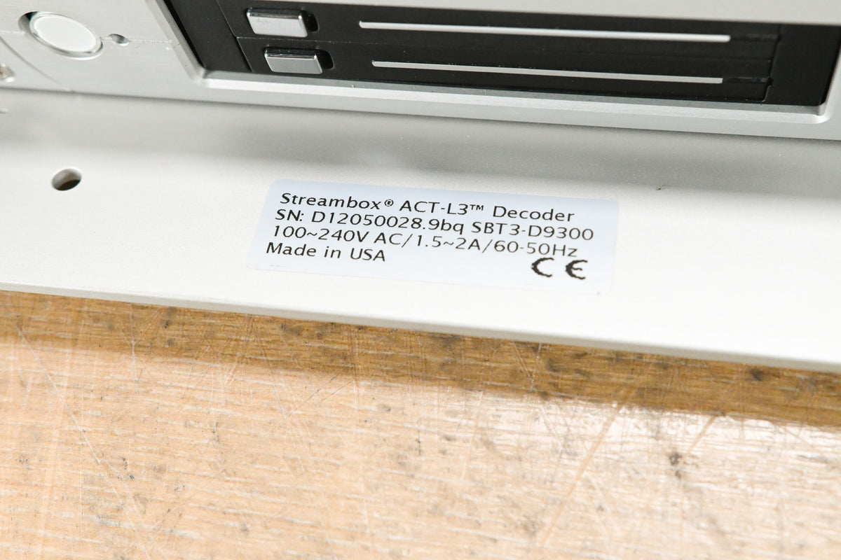 Streambox ACT-L3 SBT3-D9300 HD Video Decoder