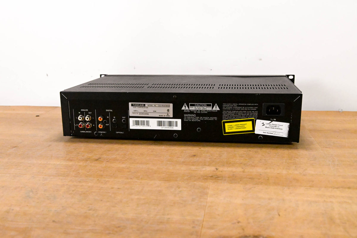 TASCAM CD-RW900 CD Rewritable Recorder