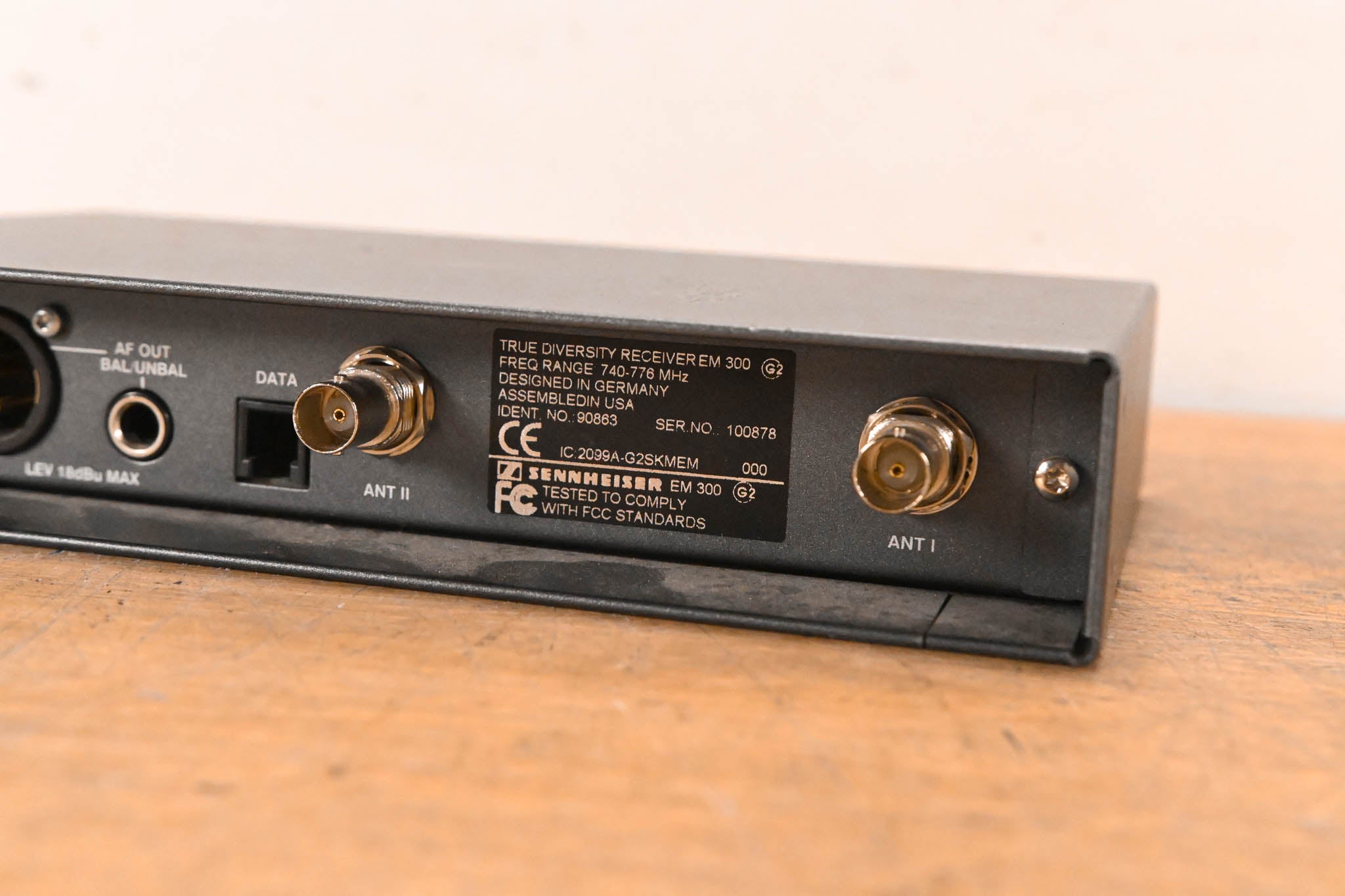 Sennheiser EM 300 G2 Wireless Receiver - 740-776 MHz (NO POWER SUPPLY)