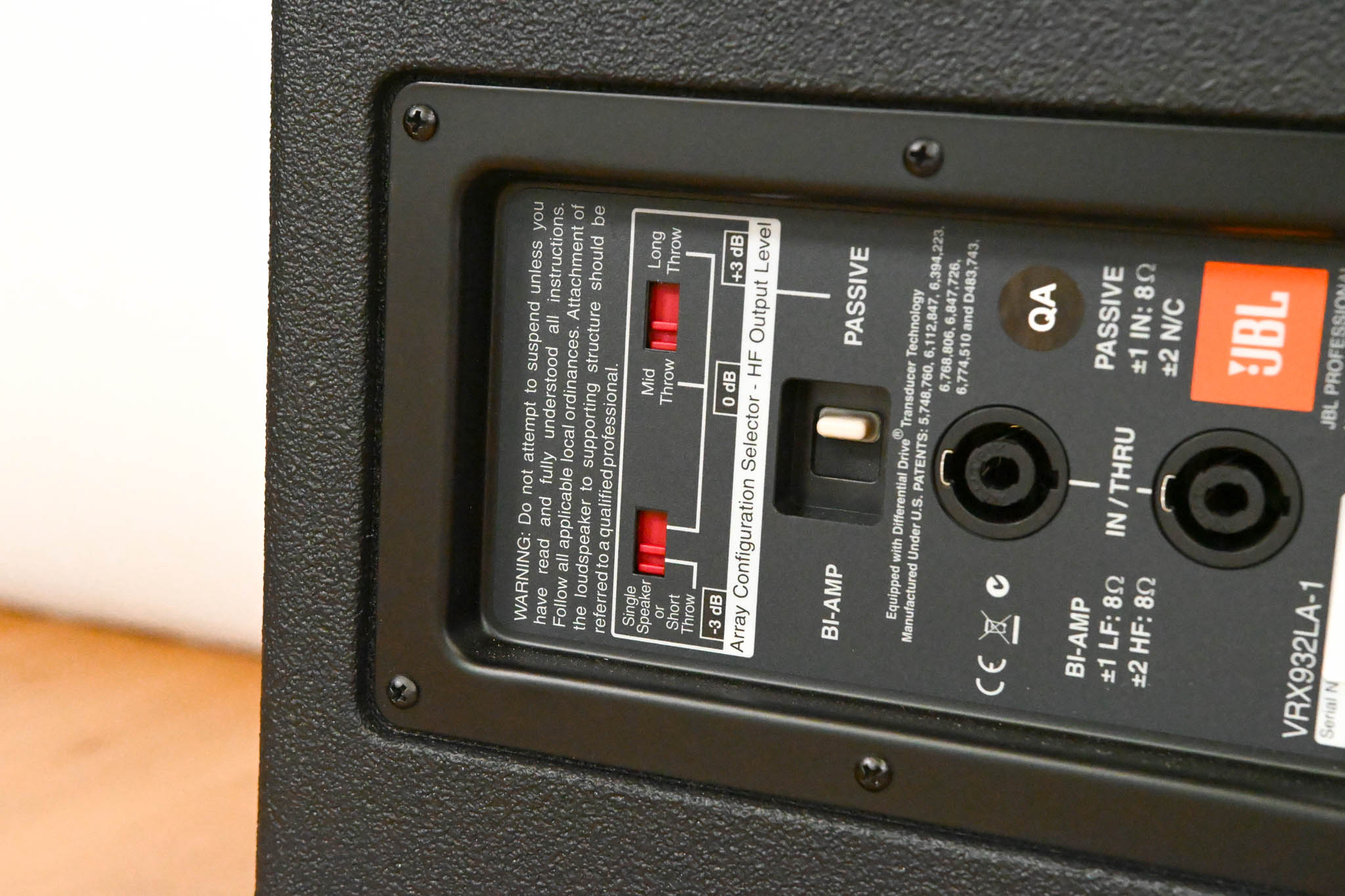 JBL VRX932LA-1 12" Two-Way Line Array Loudspeaker System (PAIR)