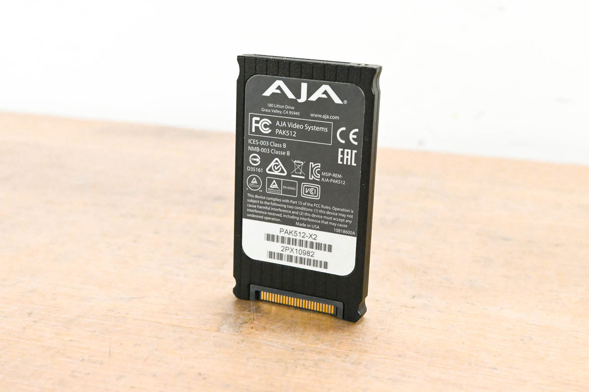 AJA PAK512 SSD Module for Ki Pro Systems