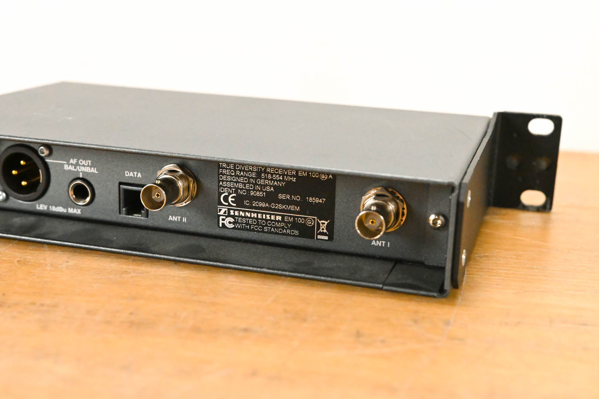 Sennheiser EM 100 G2 Wireless Receiver - 518-554 MHz (NO POWER SUPPLY)