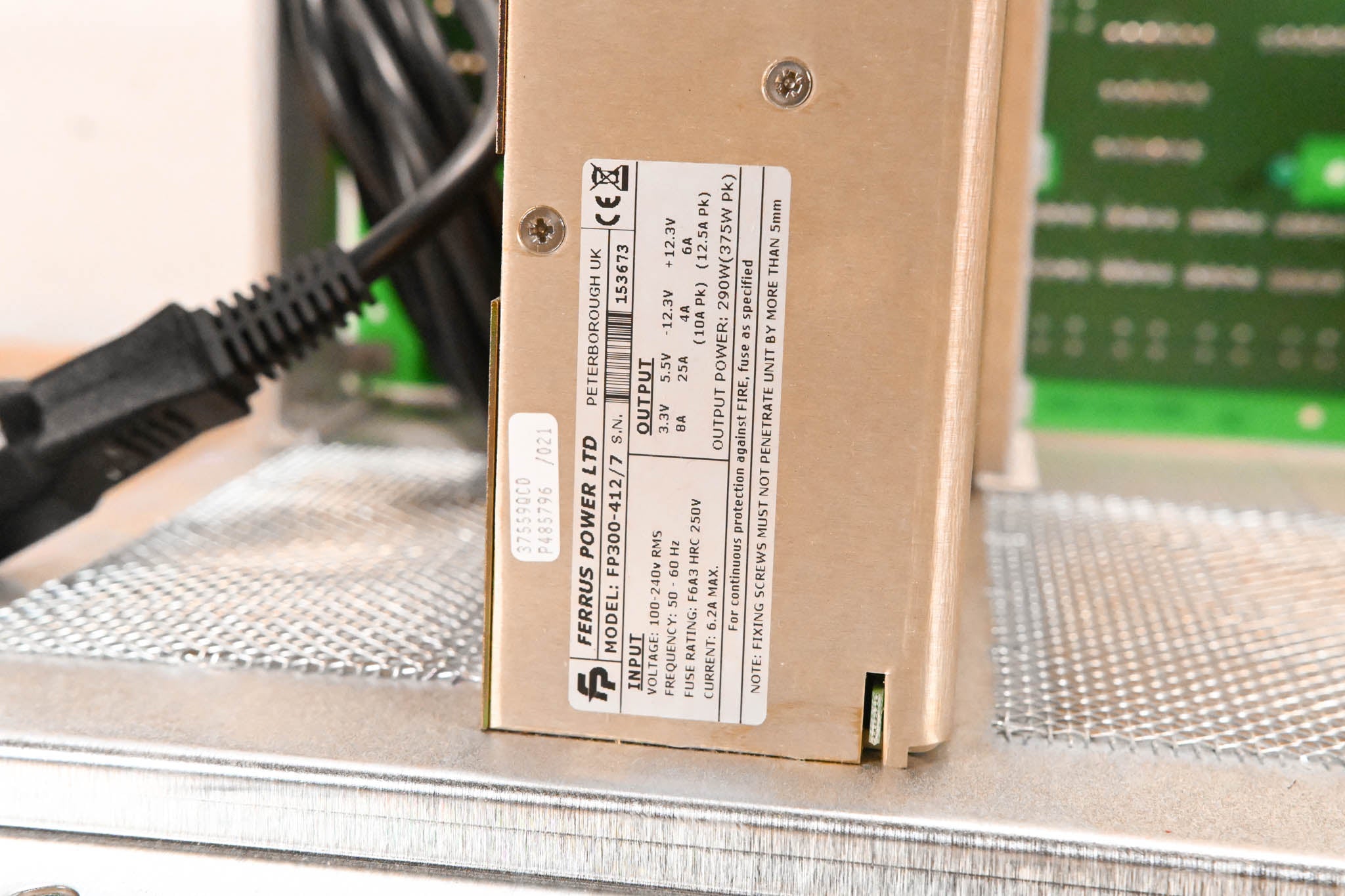 Solid State Logic C300 HD Power Distribution Assembly w/Ferrus Power PSU
