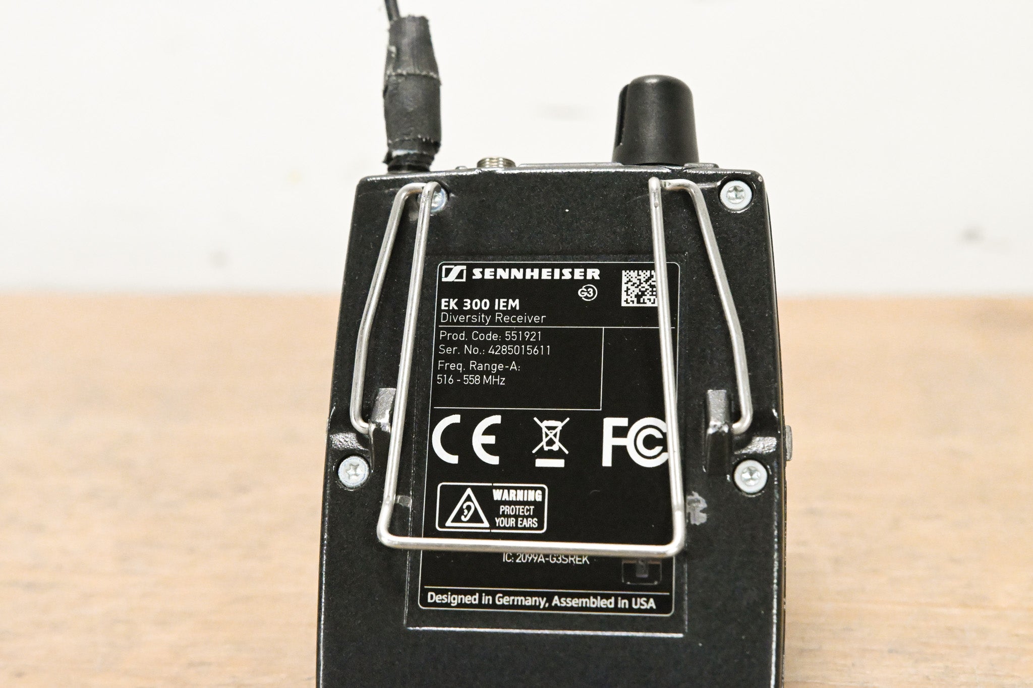 Sennheiser ew 300 IEM G3 Wireless IEM System - A Range NO POWER SUPPLY