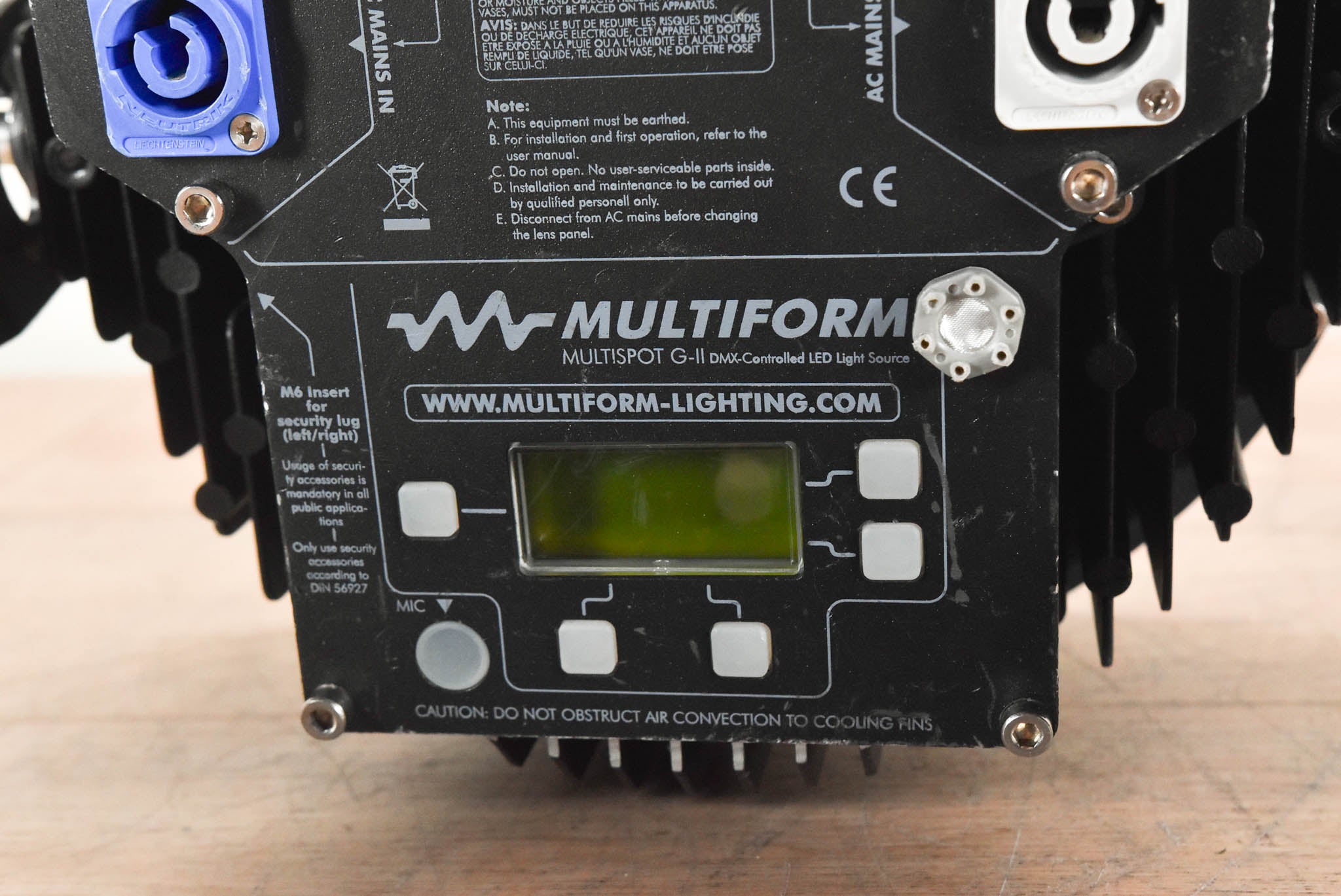 Multiform Multispot G-II HP3 High-Power DMX-Controlled LED Light