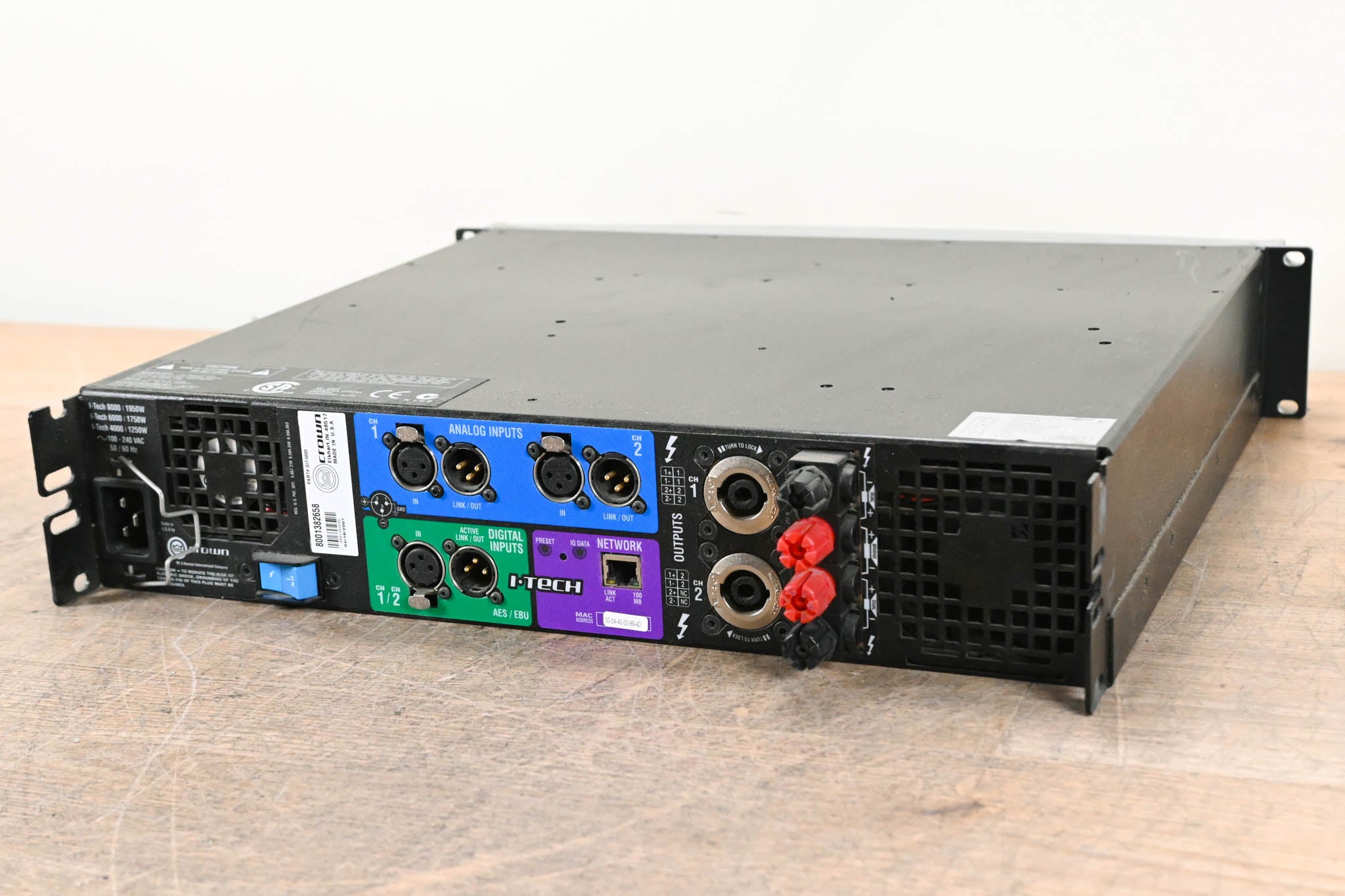 Crown I-Tech 4000 2-Channel Power Amplifier