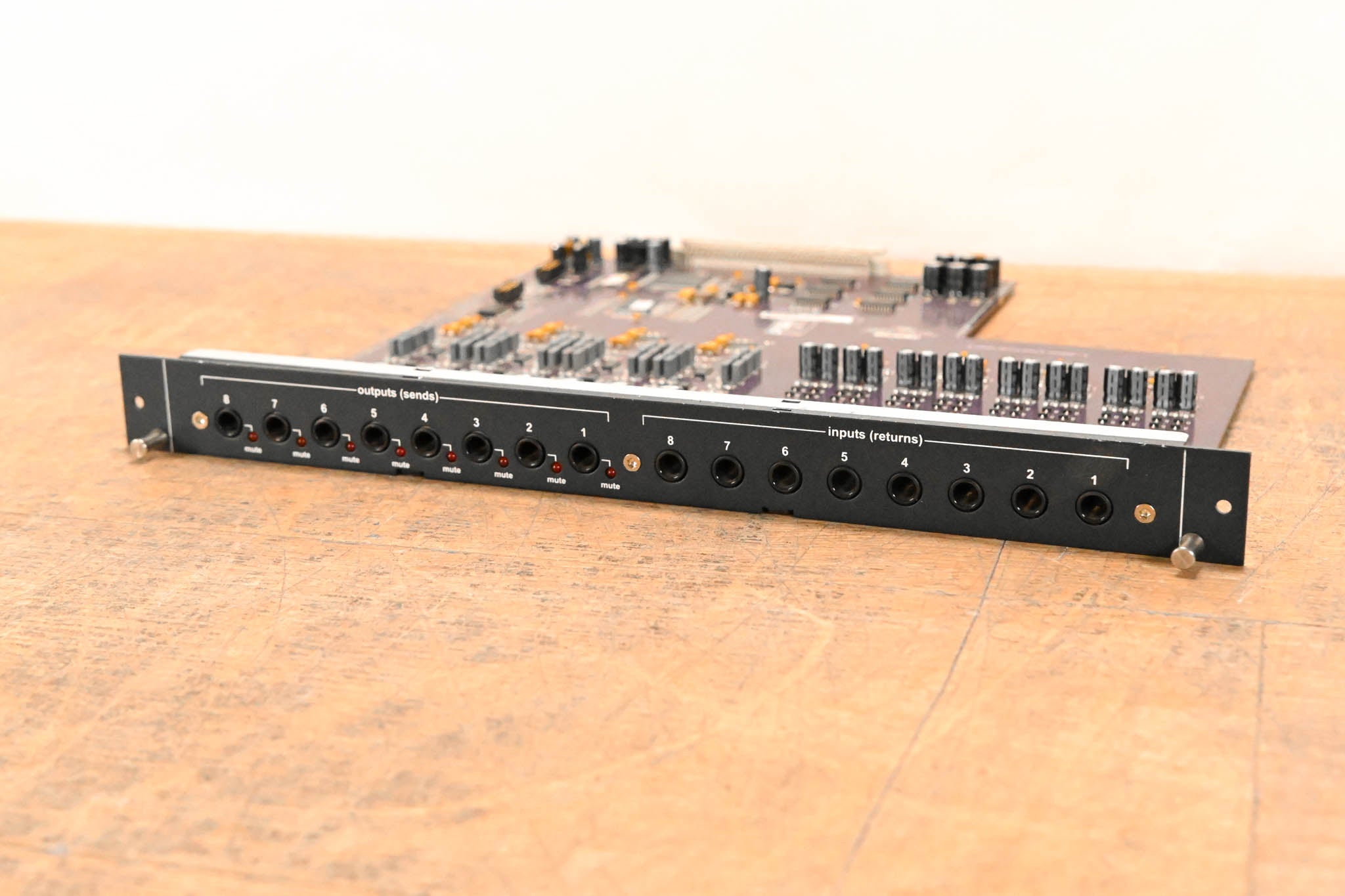 Midas DL443 Analog 8 Input, 8 Output Card with 1/4" TRS Connectors