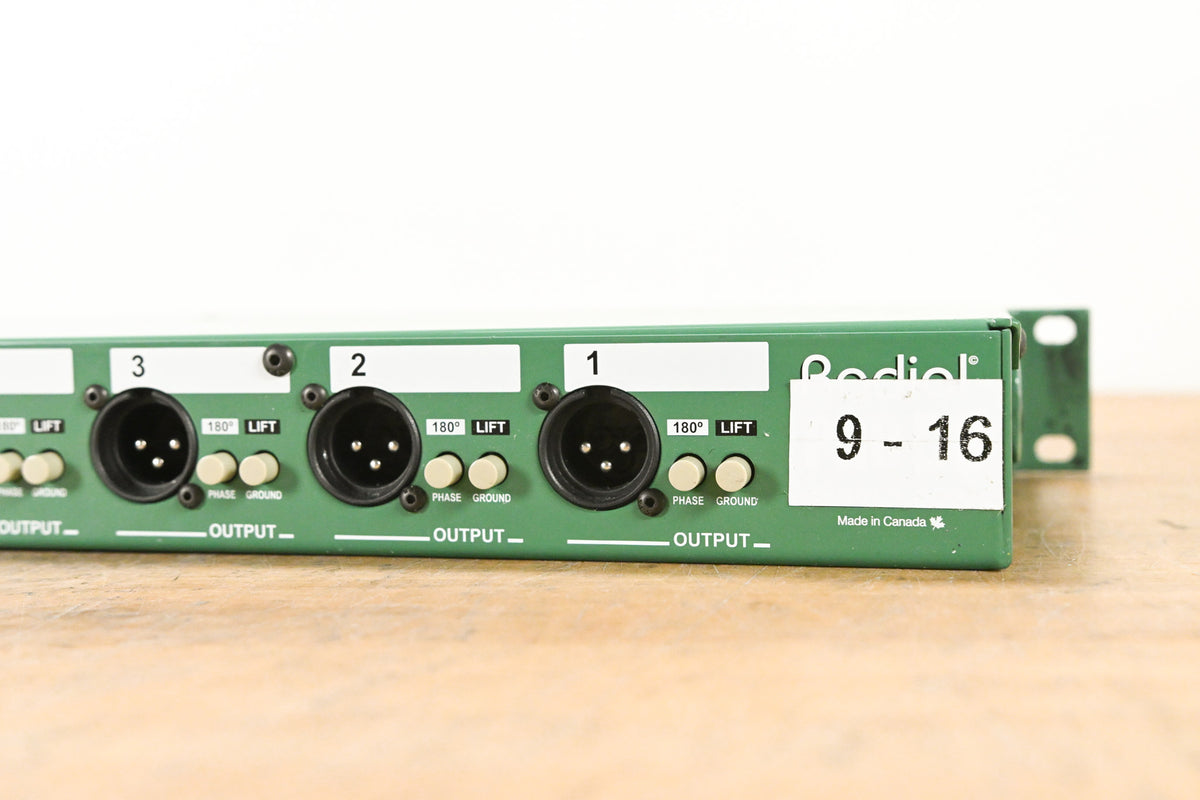 Radial Engineering ProD8 8-Channel Passive Instrument Direct Box