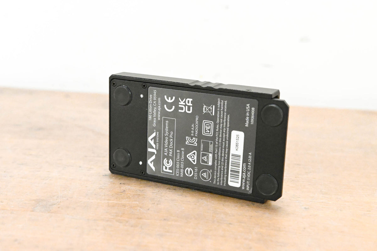 AJA PAK Dock Pro for Ki Pro Quad Pak SSDs